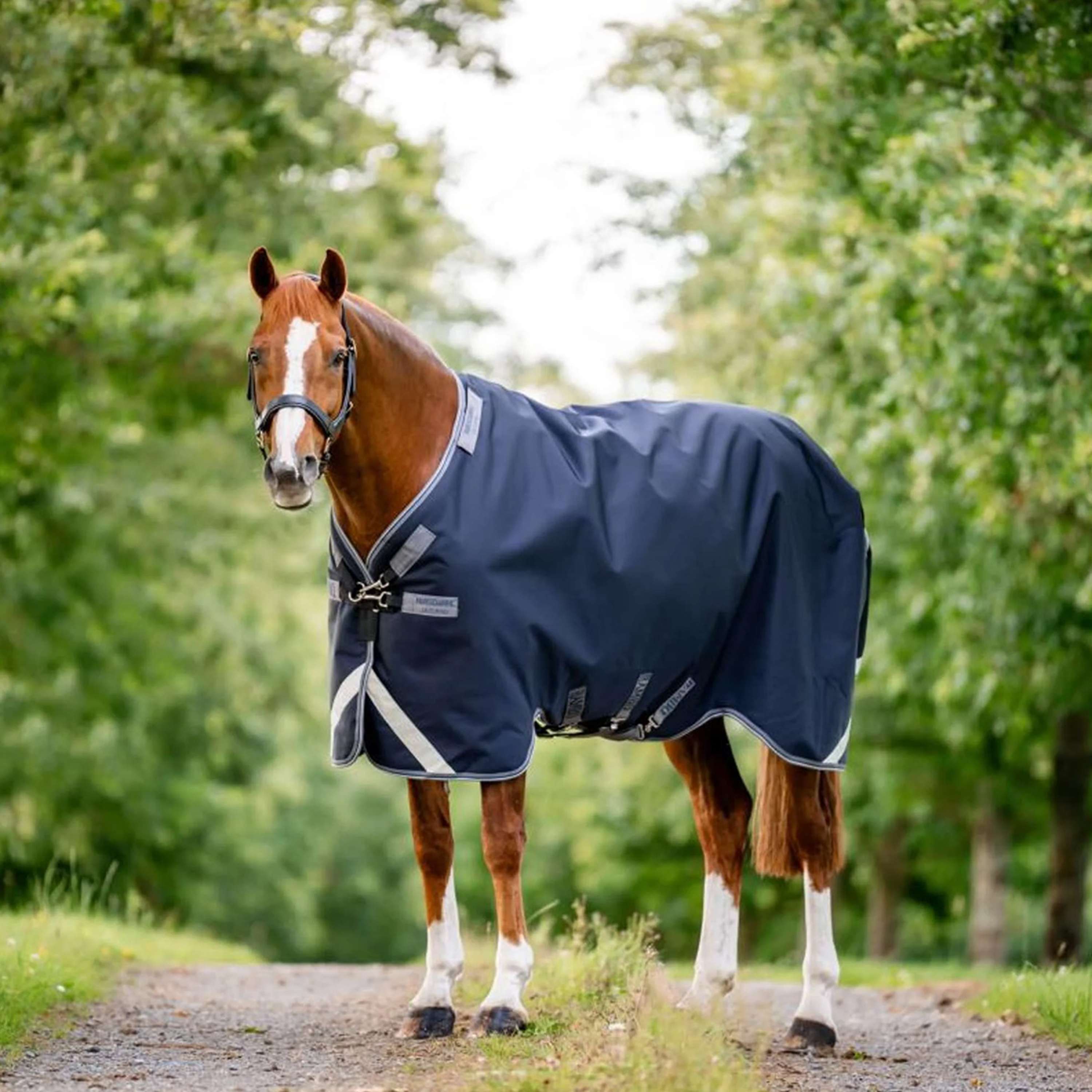 Rambo Turnout 1680D 0g Navy/Thunderstorm Grey/Silver