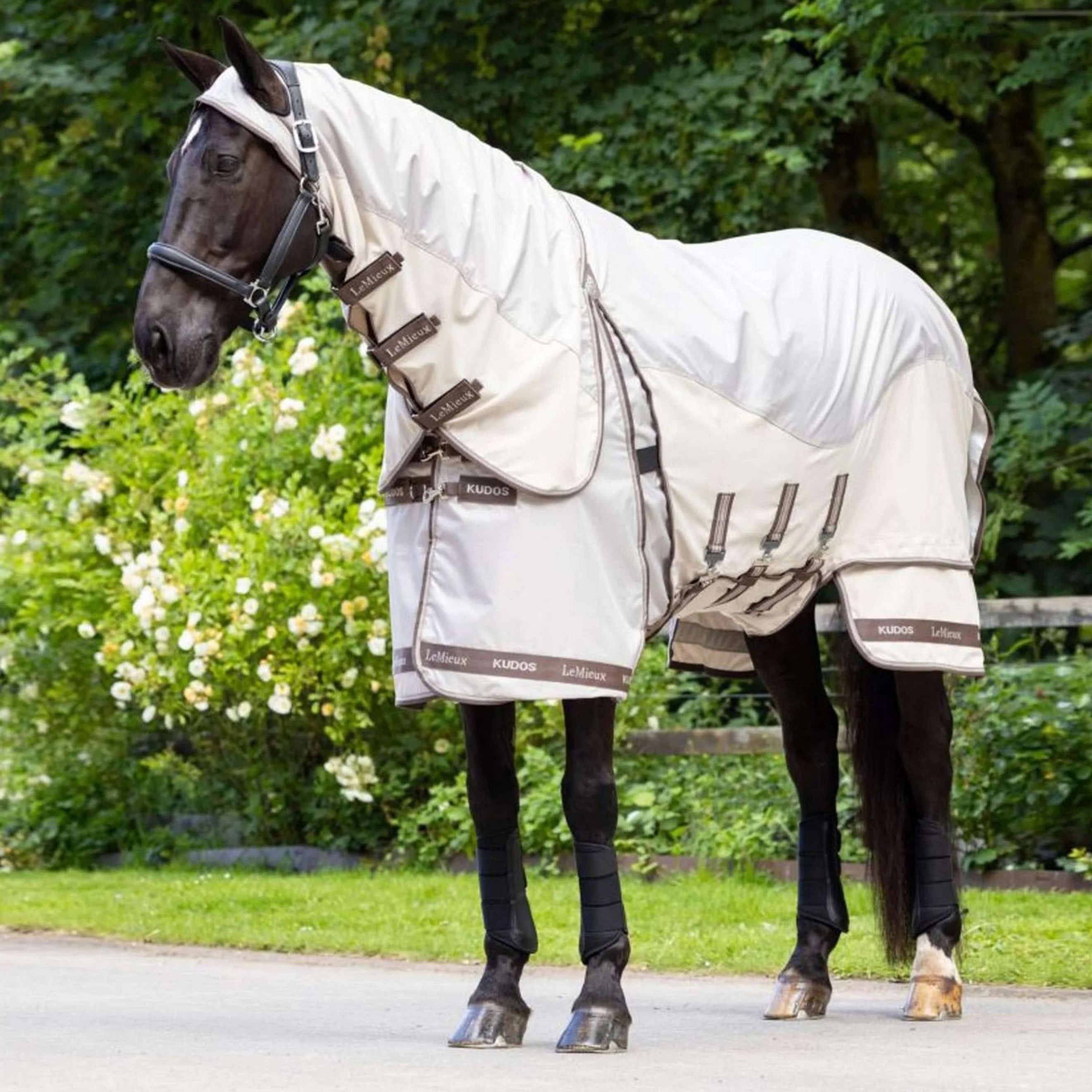 LeMieux Eczema Rug Kudos Shower Pro Sweet Itch Stone