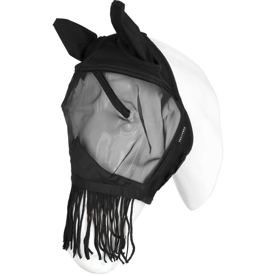 EQUITHÈME Fly Mask Franges with UV Protection Black