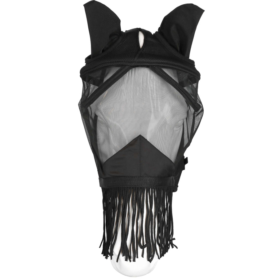 EQUITHÈME Fly Mask Franges with UV Protection Black