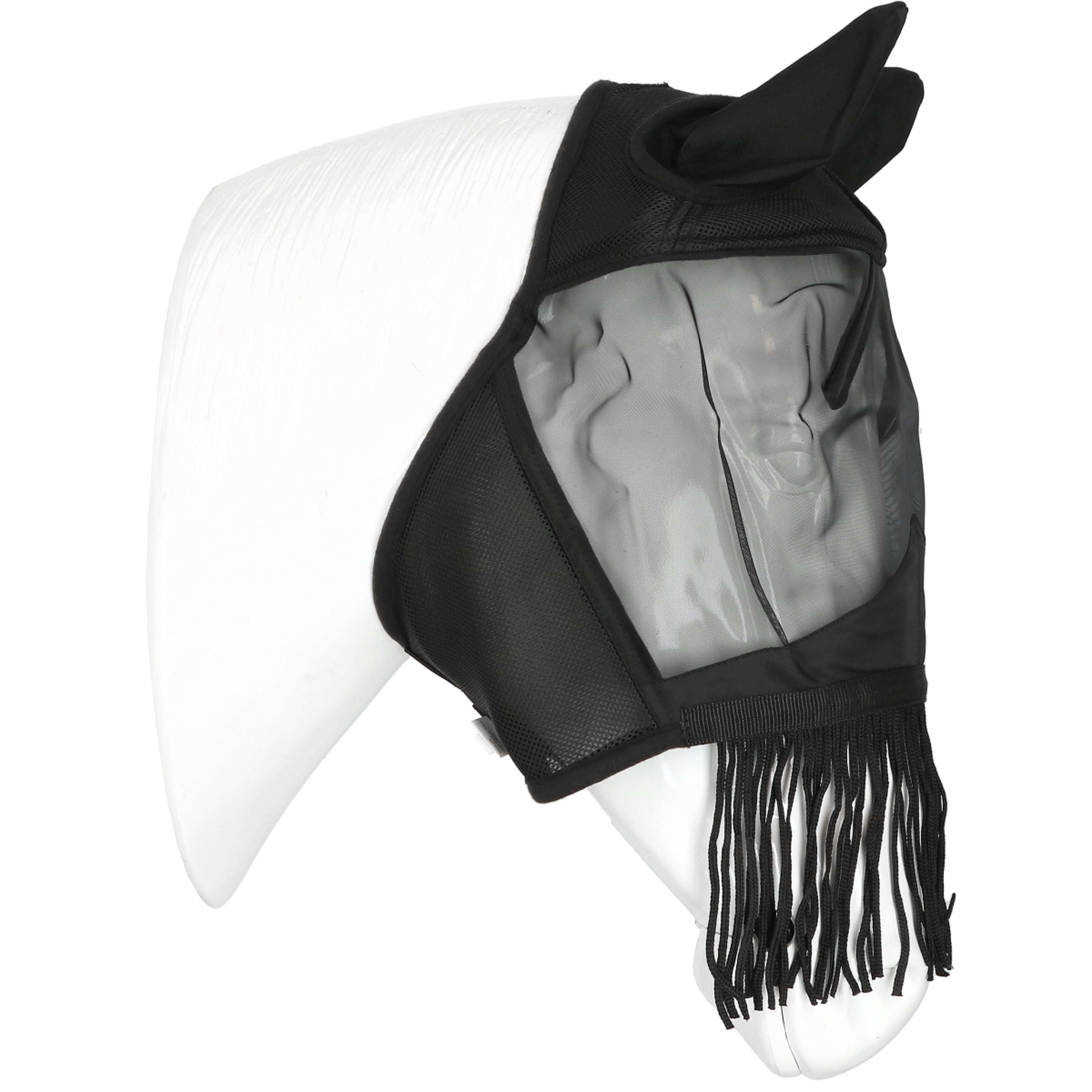 EQUITHÈME Fly Mask Franges with UV Protection Black