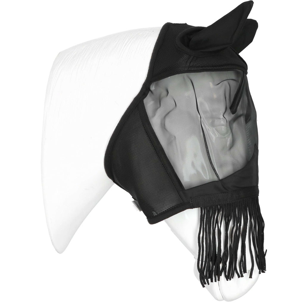 EQUITHÈME Fly Mask Franges with UV Protection Black