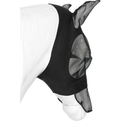 EQUITHÈME Fly Mask Lycra UV protection With Nose Protection Black