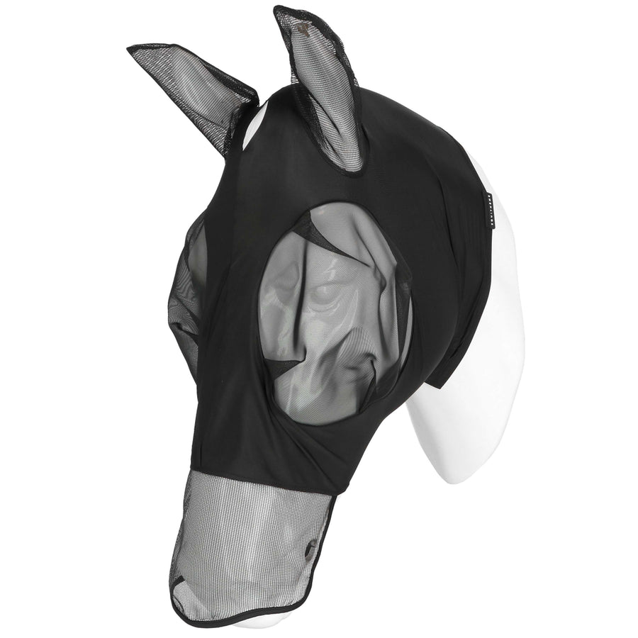 EQUITHÈME Fly Mask Hood with UV Protection Black