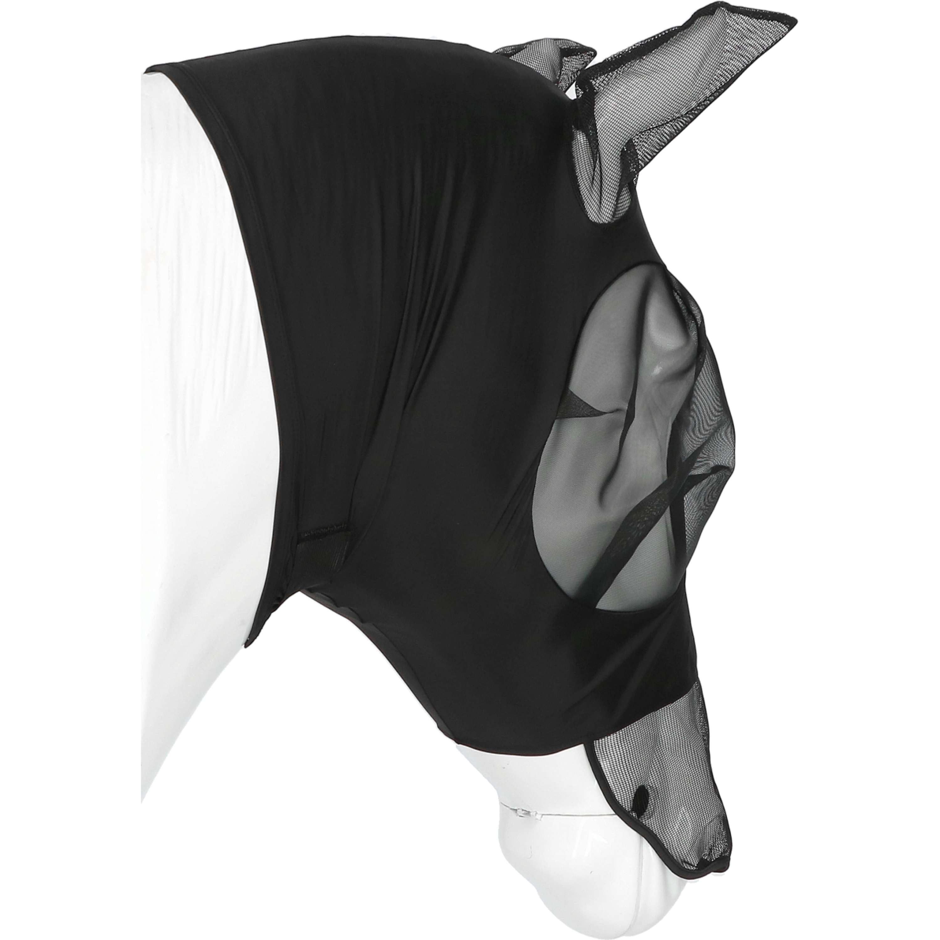 EQUITHÈME Fly Mask Hood with UV Protection Black