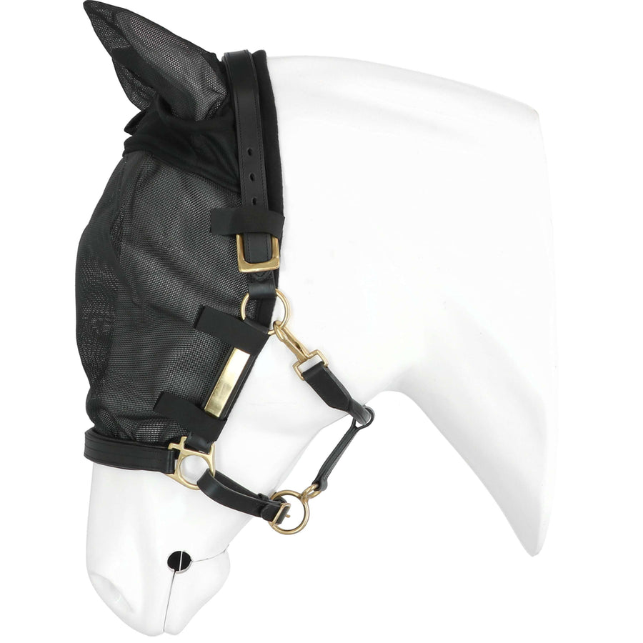 EQUITHÈME Fly Mask Halter with UV Protection Black