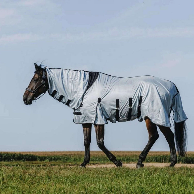 Riding World Fly Rug Belly Mesh Combo Grey