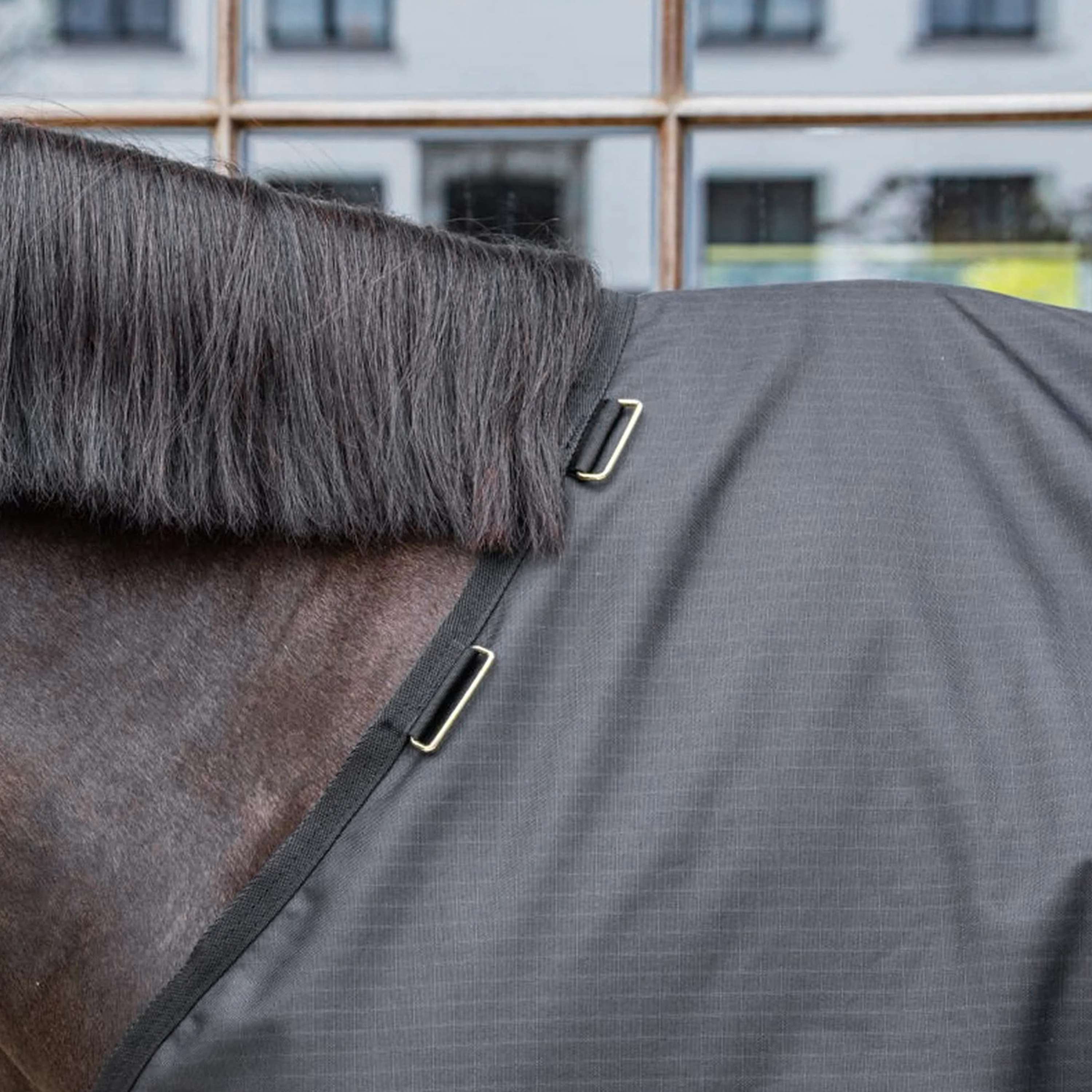 Kentucky Turnout Rug All Weather Waterproof Classic 300g Black
