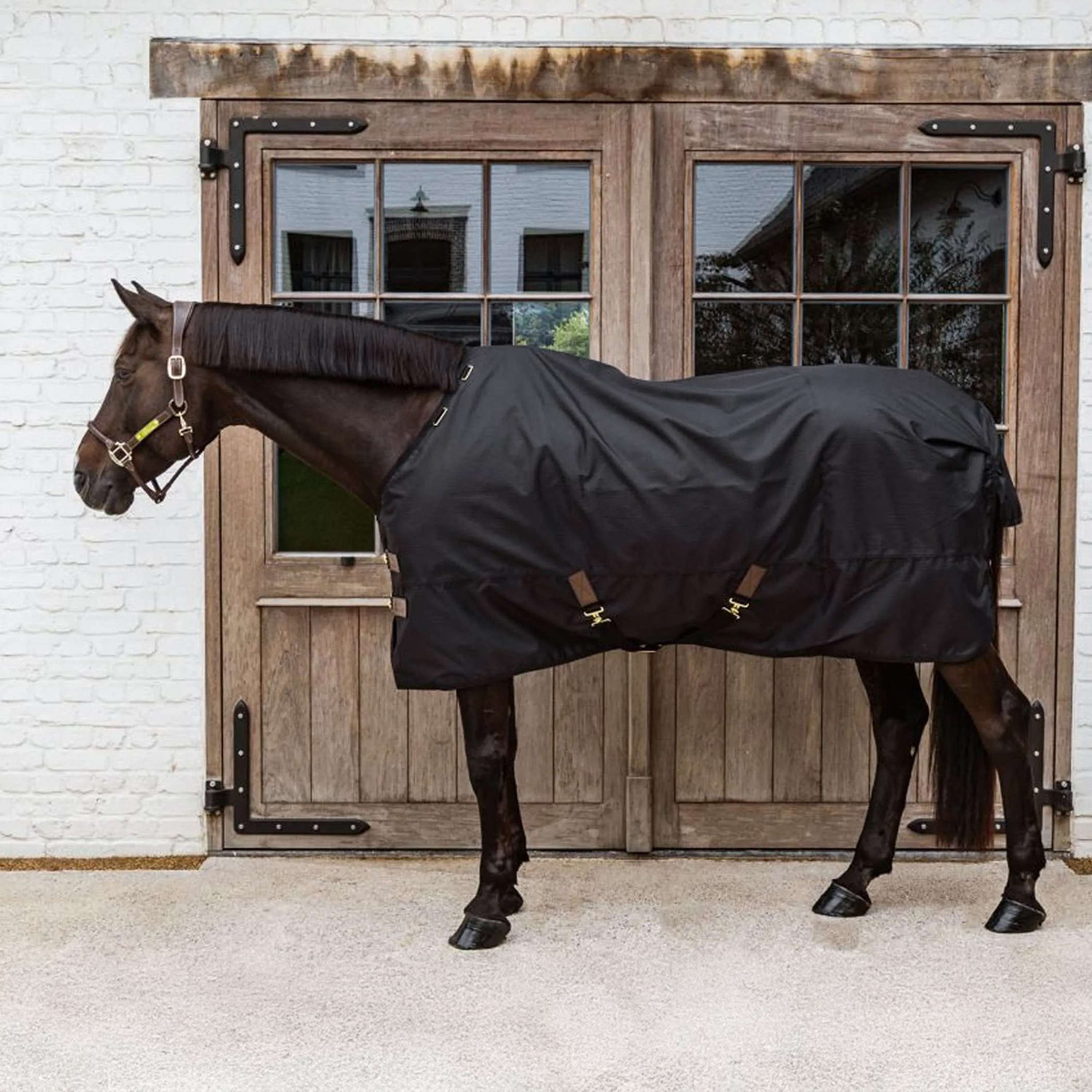 Kentucky Turnout Rug All Weather Waterproof Classic 300g Black