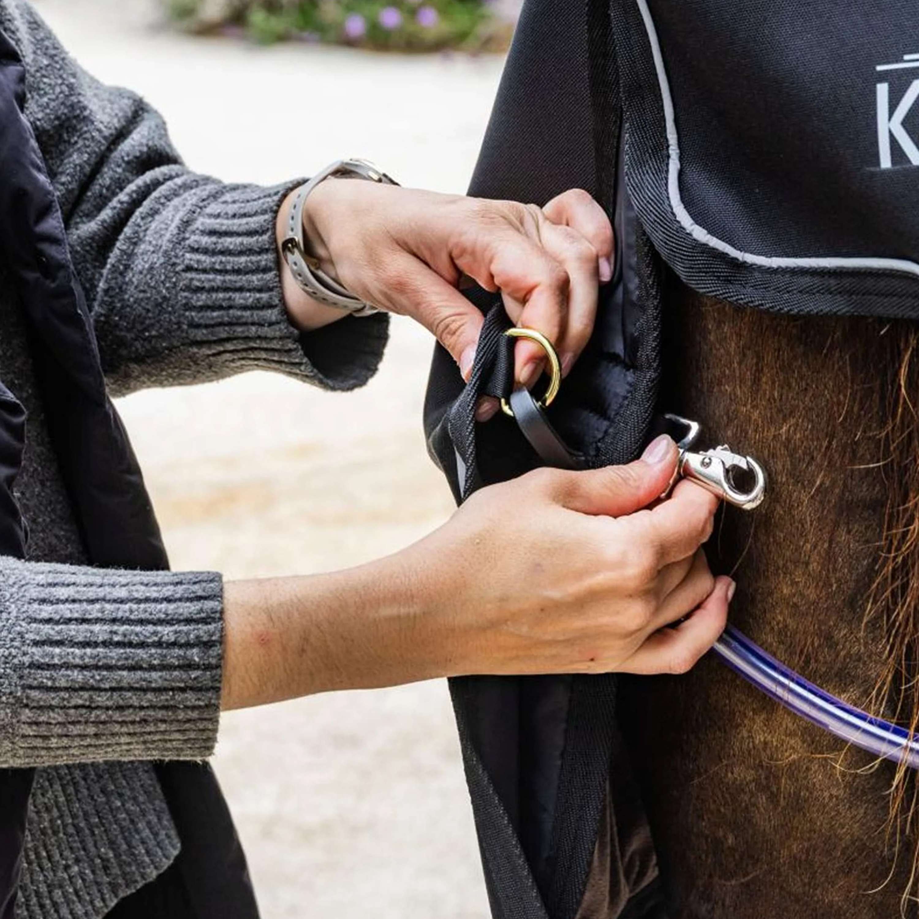 Kentucky Turnout Rug All Weather Comfort Waterproof 300g Black