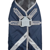 Amigo Turnout Rug FieldSafe Plus 1200D 0g Navy/Titanium Grey/Silver