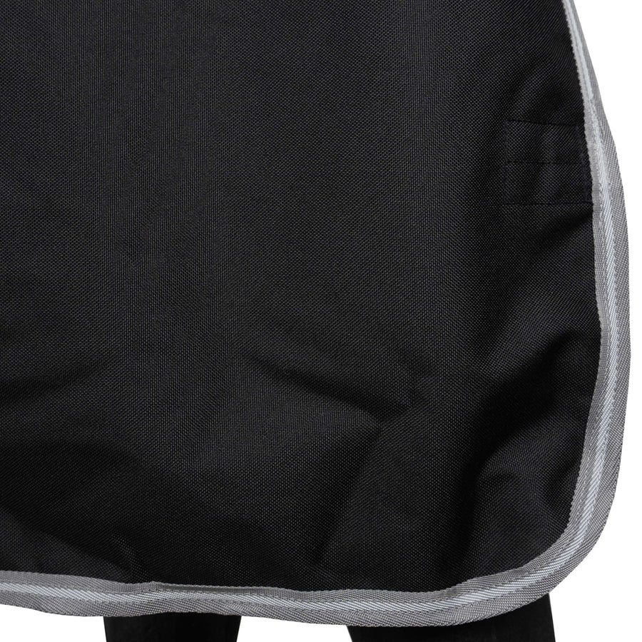 Amigo Turnout Rug Integrated 1200D 250g Black/Titanium Grey/Silver