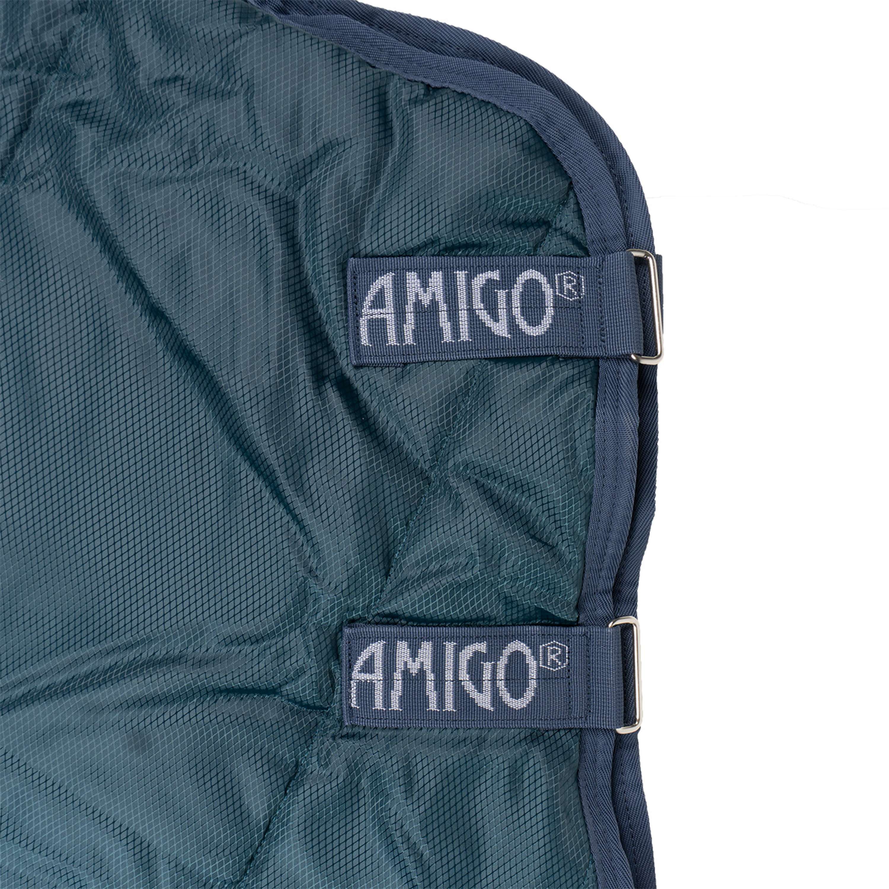 Amigo Neck Cover Ripstip Insulator Stable 100g Dynasty Green/Navy/Silver