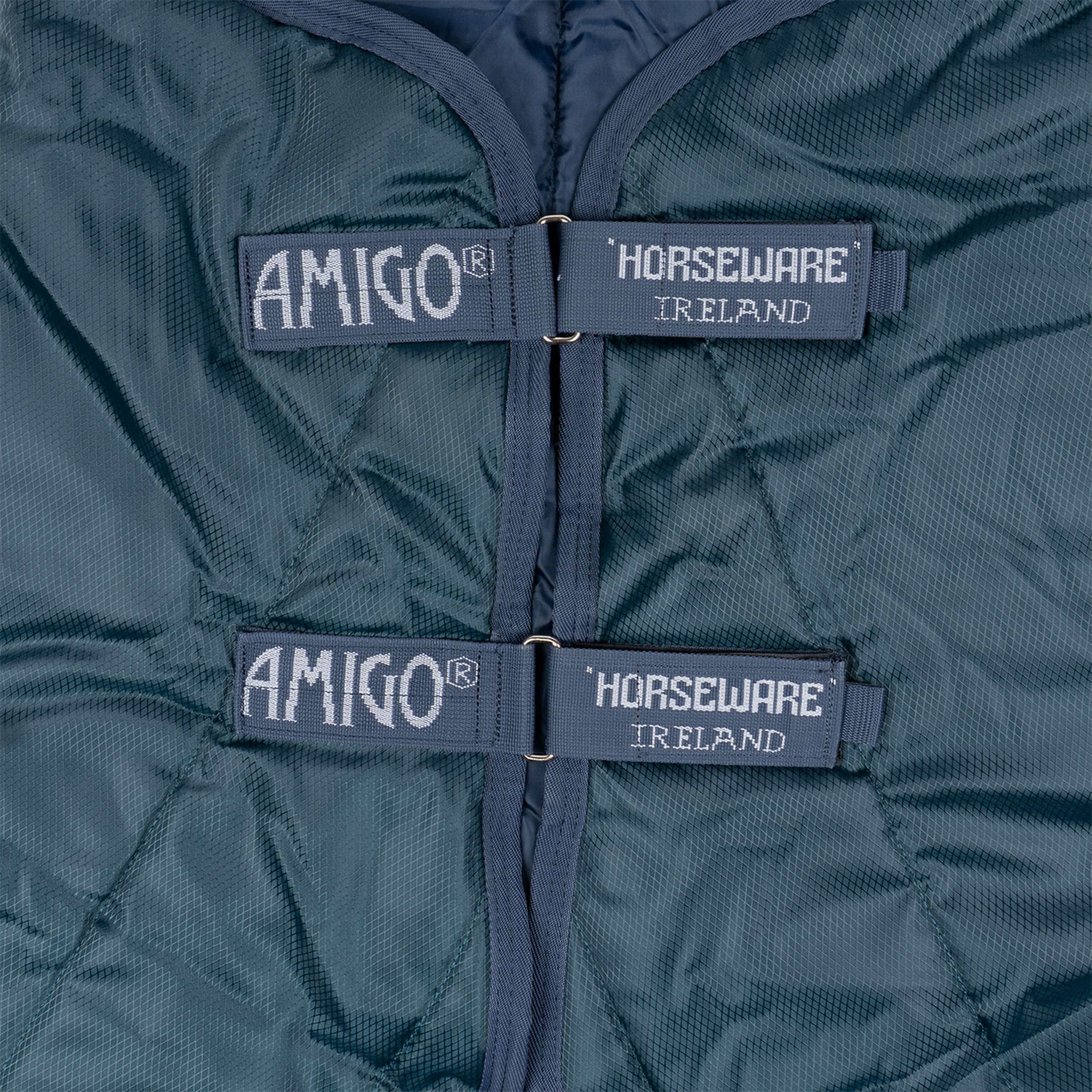 Amigo Neck Cover Ripstip Insulator Stable 100g Dynasty Green/Navy/Silver