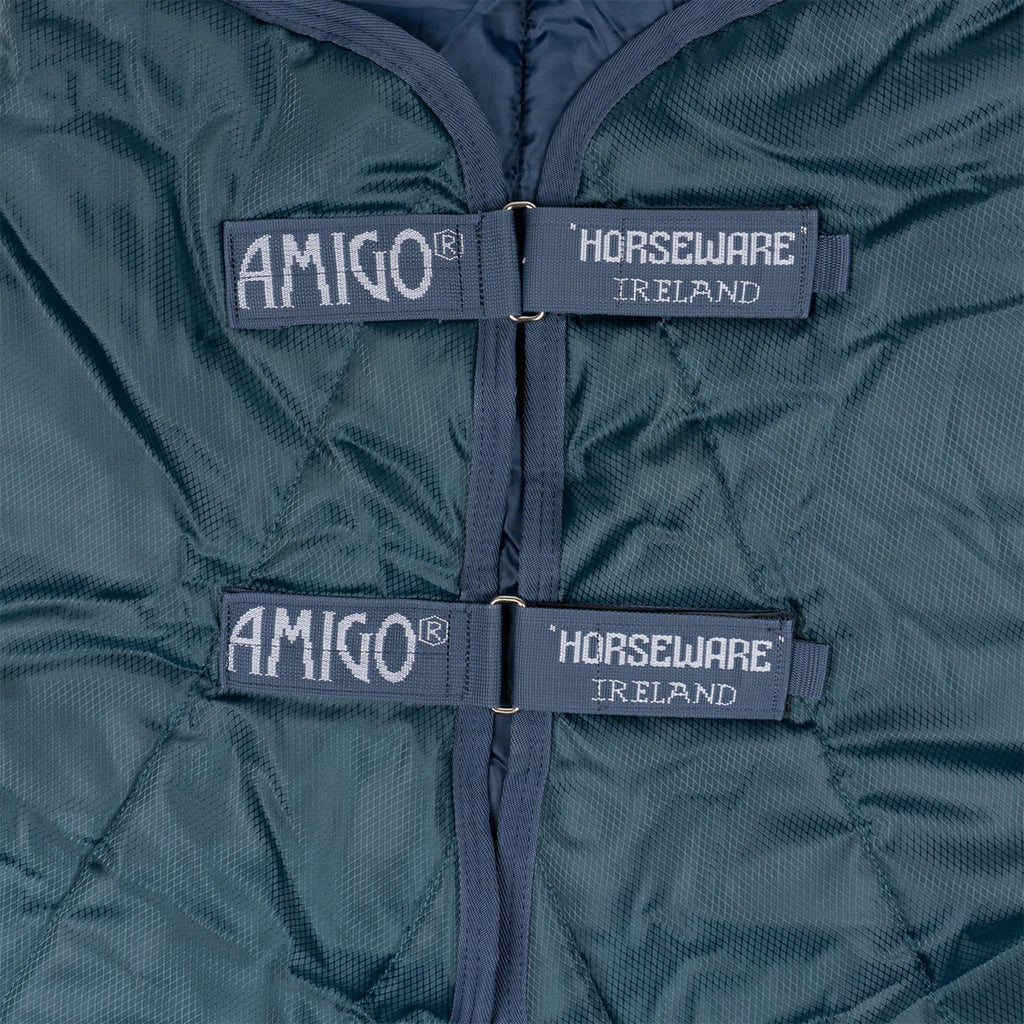 Amigo Neck Cover Ripstip Insulator Stable 100g Dynasty Green/Navy/Silver