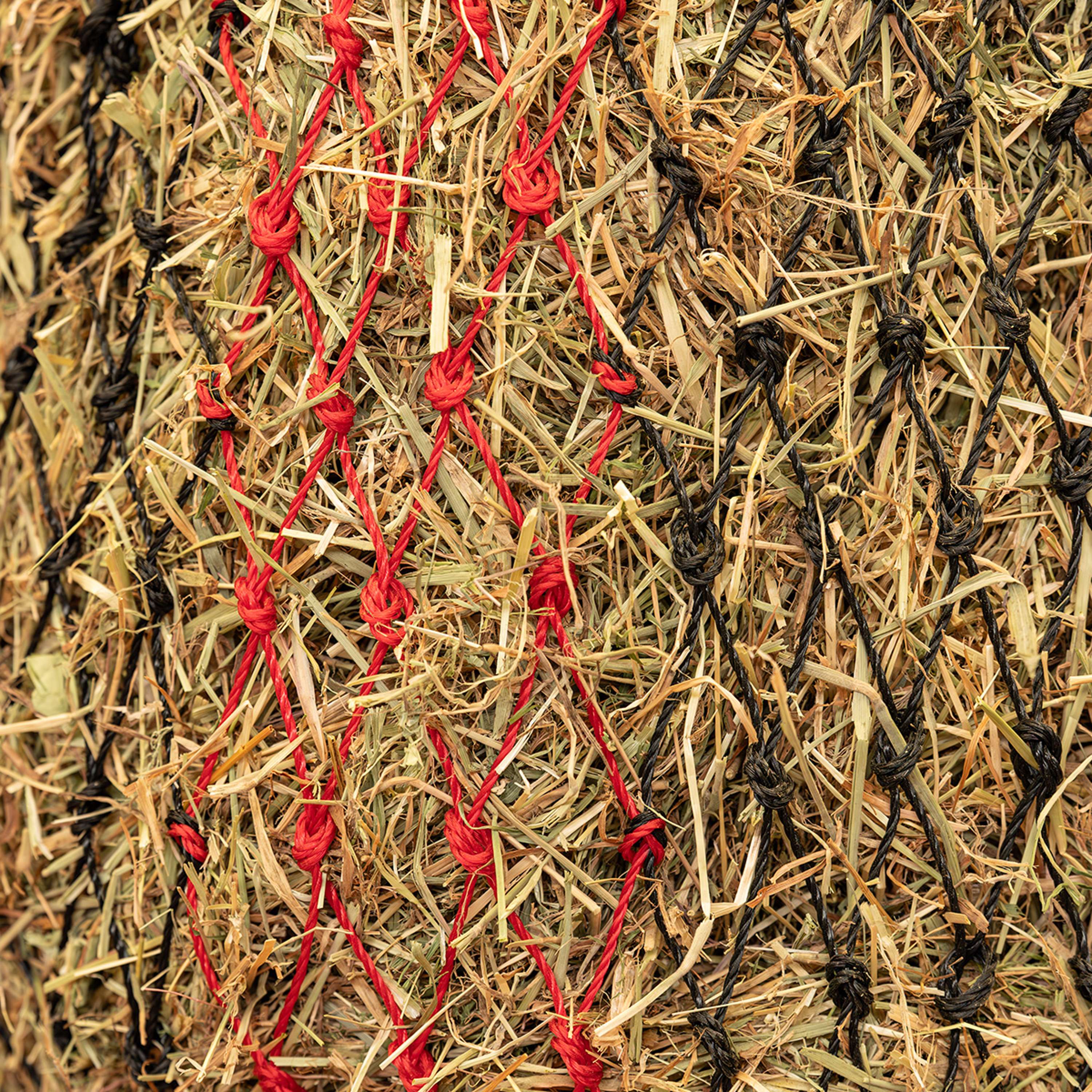 Agradi Horse Hay Net Deluxe Mesh 4,5x4,5cm Black/Red