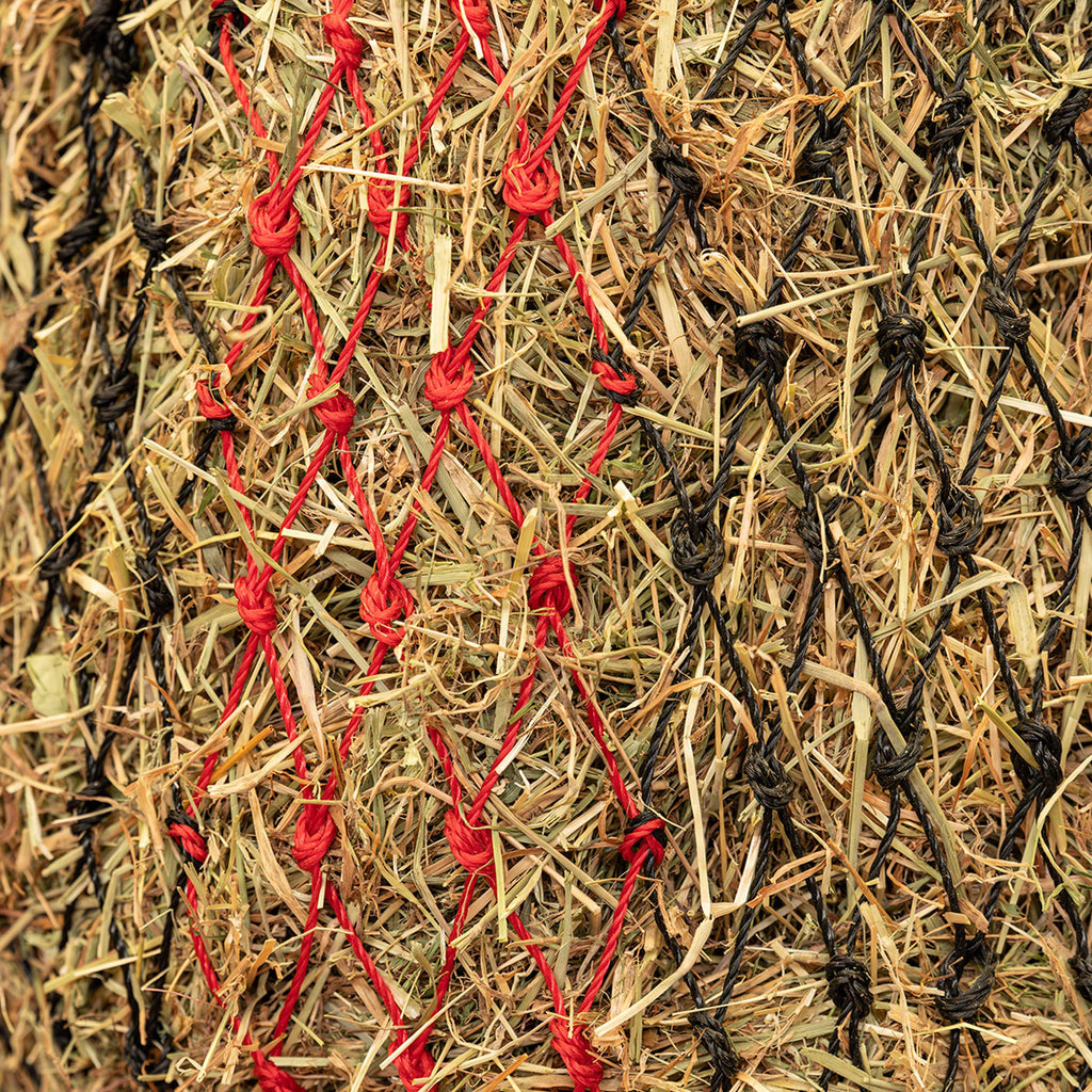 Agradi Horse Hay Net Deluxe Mesh 4,5x4,5cm Black/Red