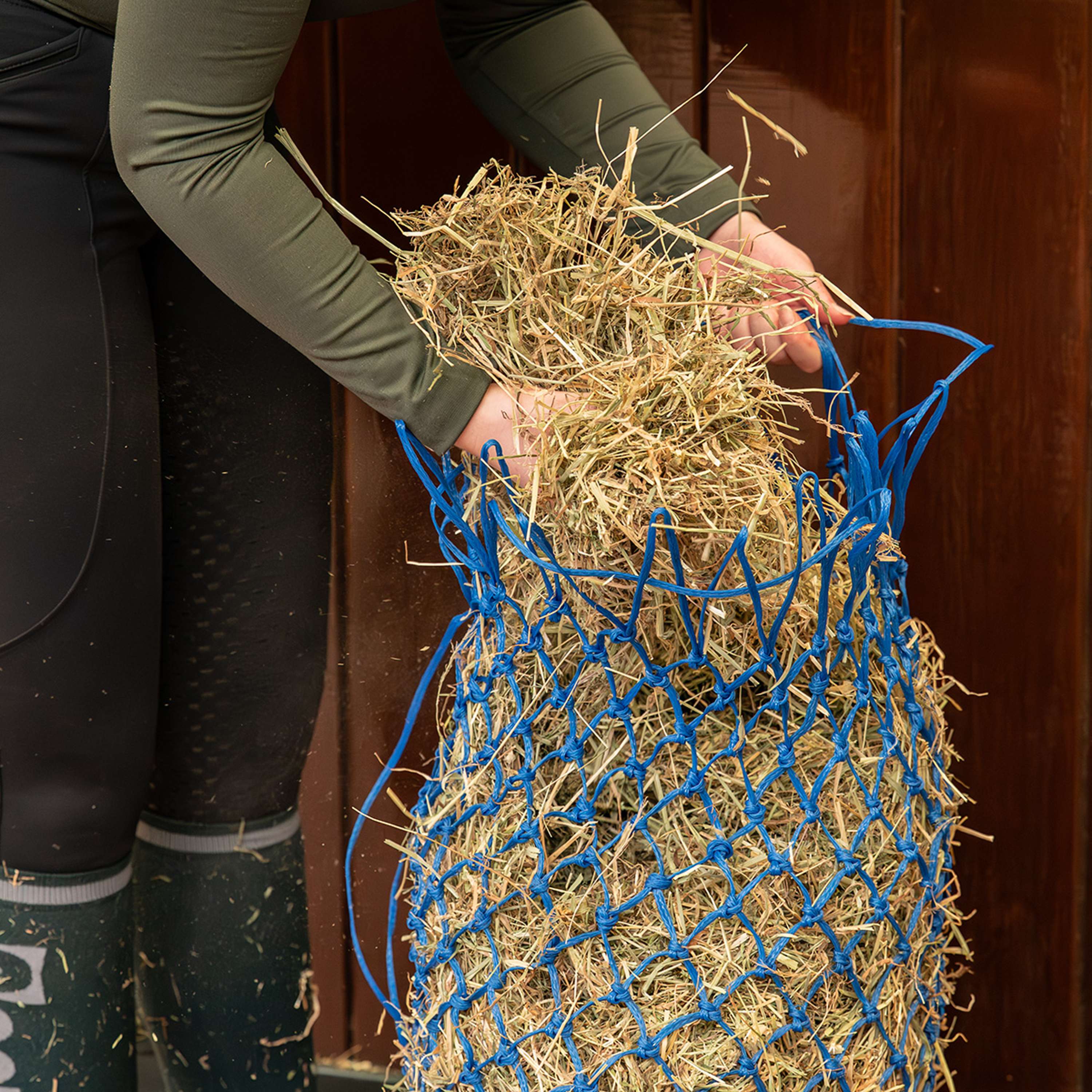 Agradi Horse Hay Net Standaard Fine Mesh 3x3cm Blue