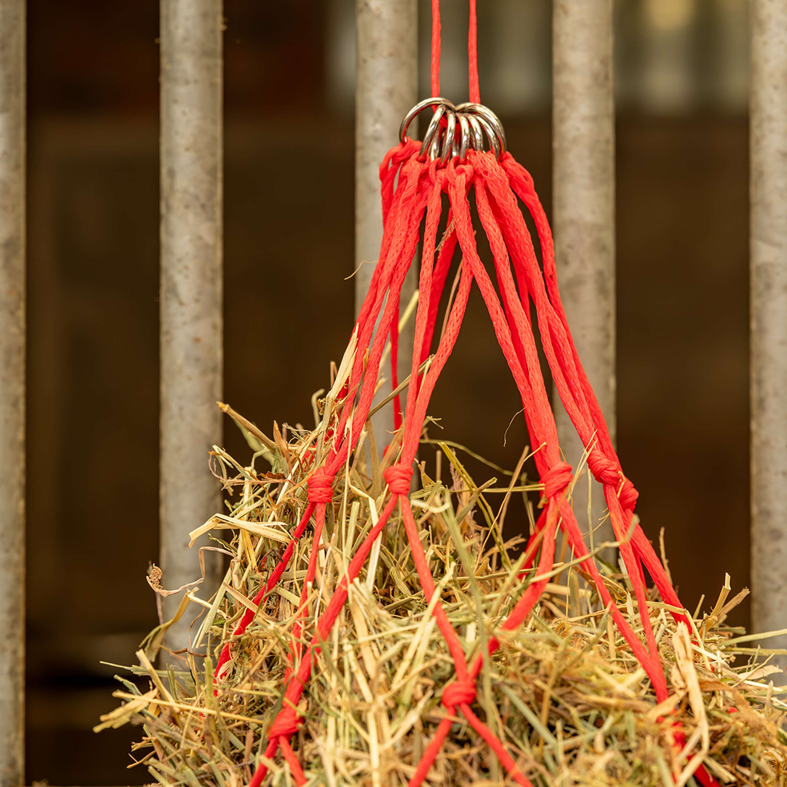 Agradi Horse Hay Net Standaard Coarse Mesh 8x8cm Red