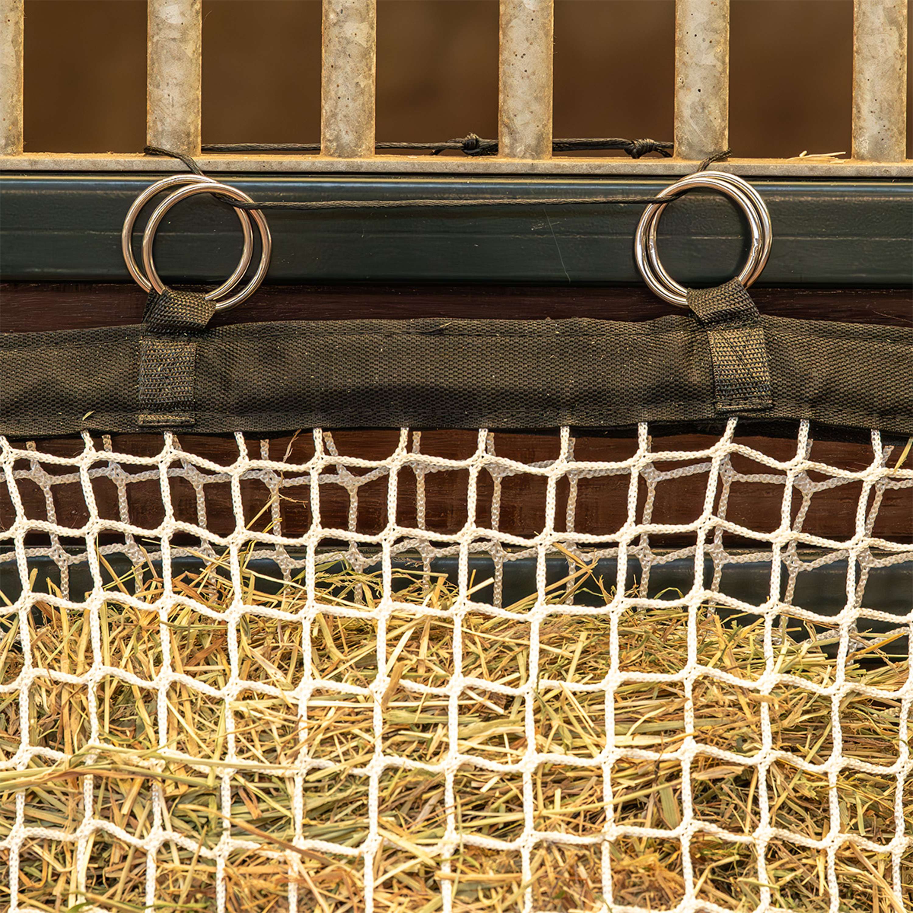 Agradi Horse Hay Net with Filling aid Mesh 3x3cm White