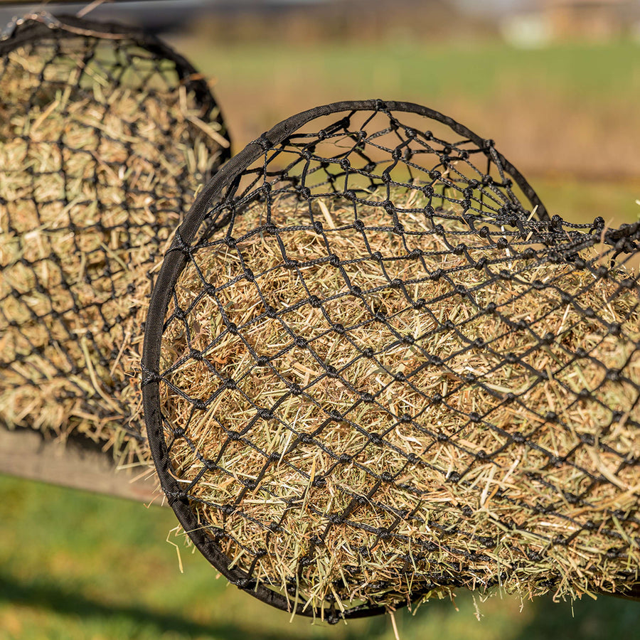 Agradi Horse Hay Net Tunnel Shape Maas 5x5cm Black