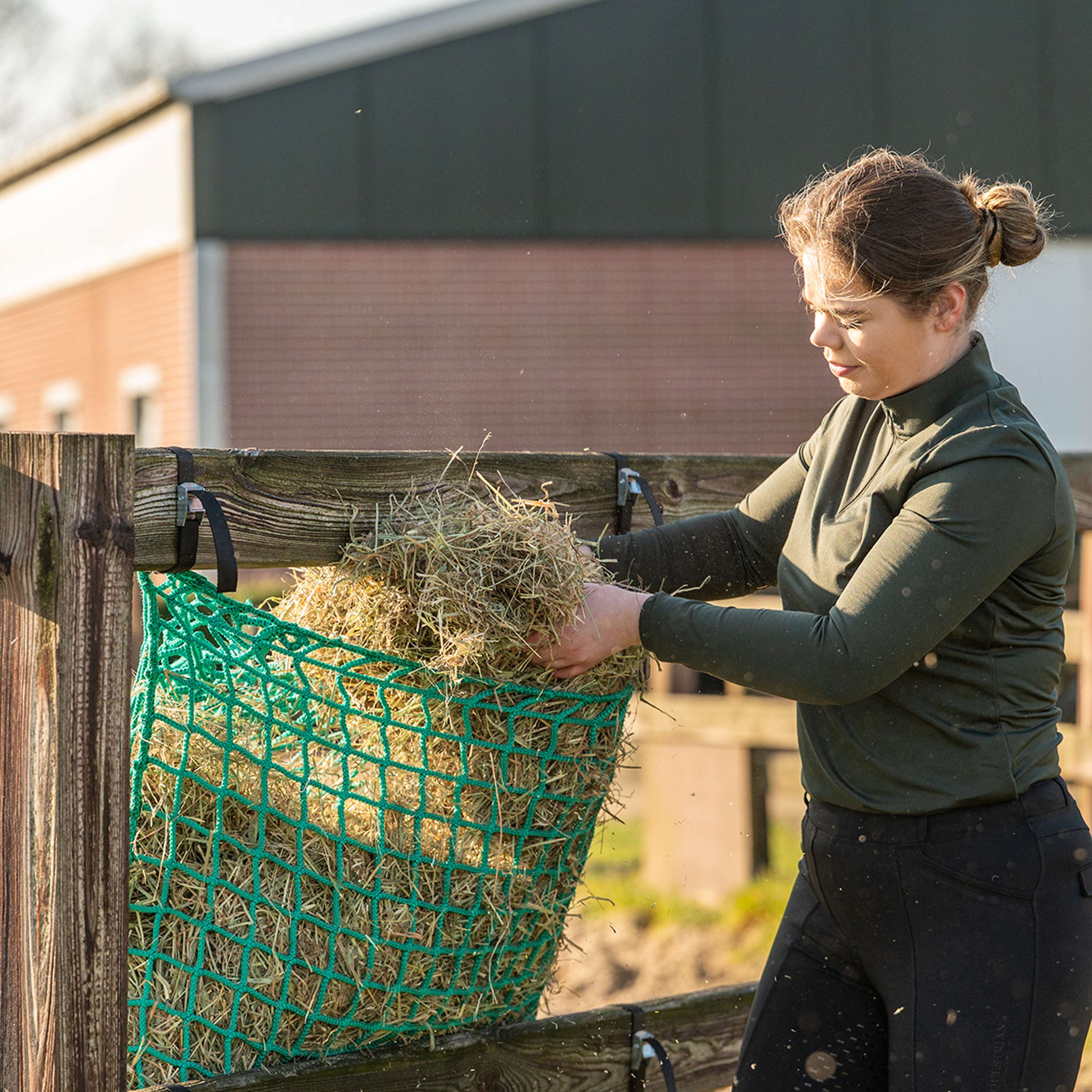 Agradi Horse Hay Net Flexi Strong Mesh 4,5x4,5cm Green