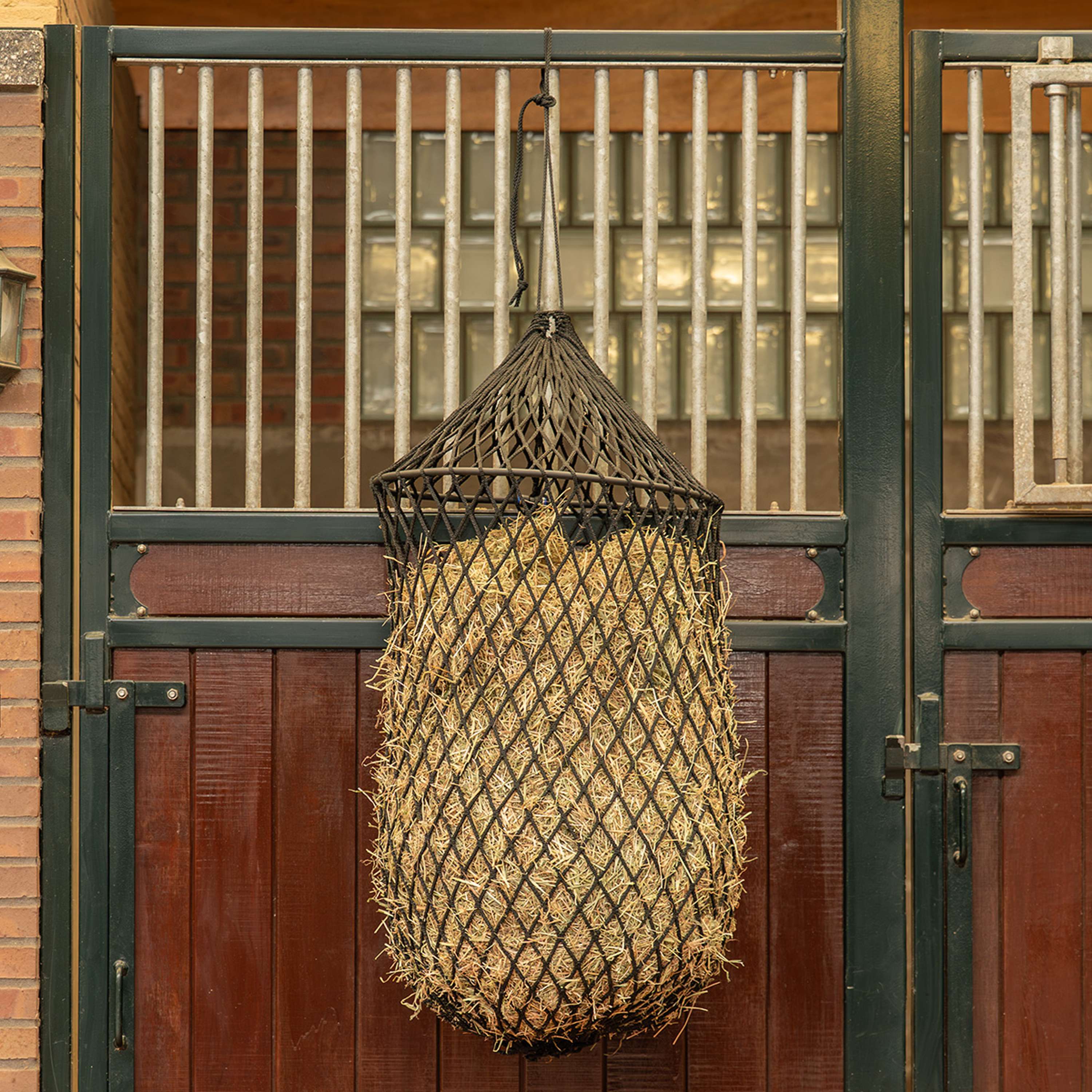 Agradi Horse Hay Net Heavy Duty Easy Fill Mesh 4,5x4,5cm Black