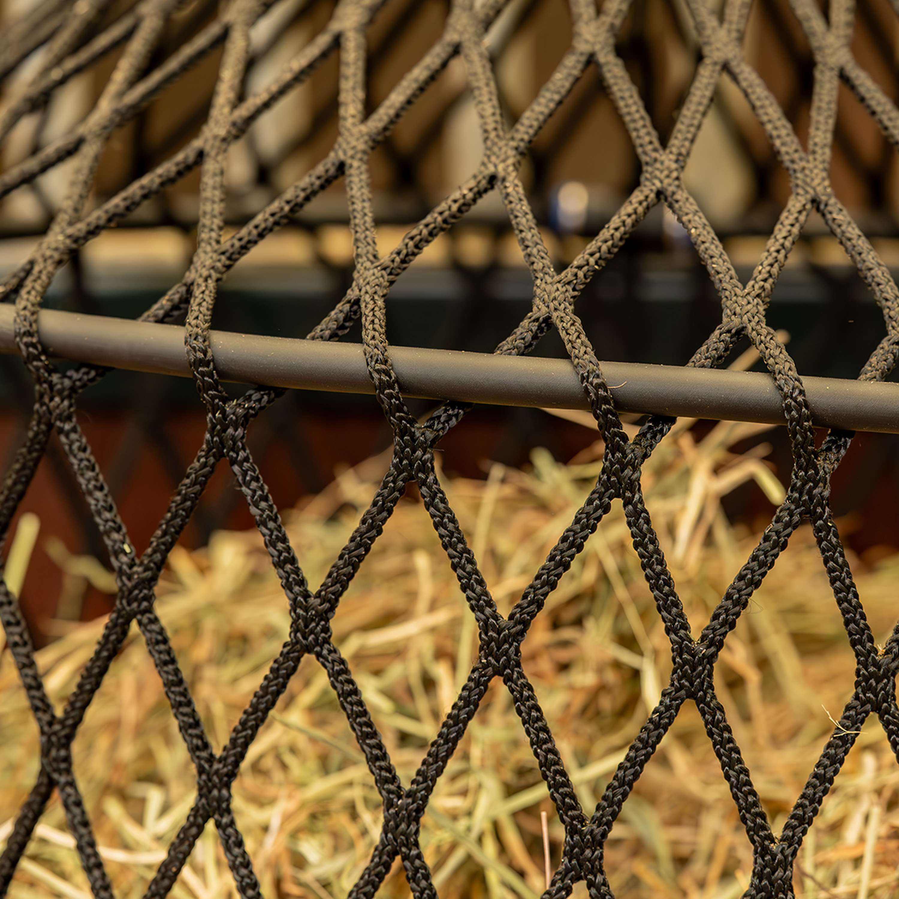 Agradi Horse Hay Net Heavy Duty Easy Fill Mesh 4,5x4,5cm Black