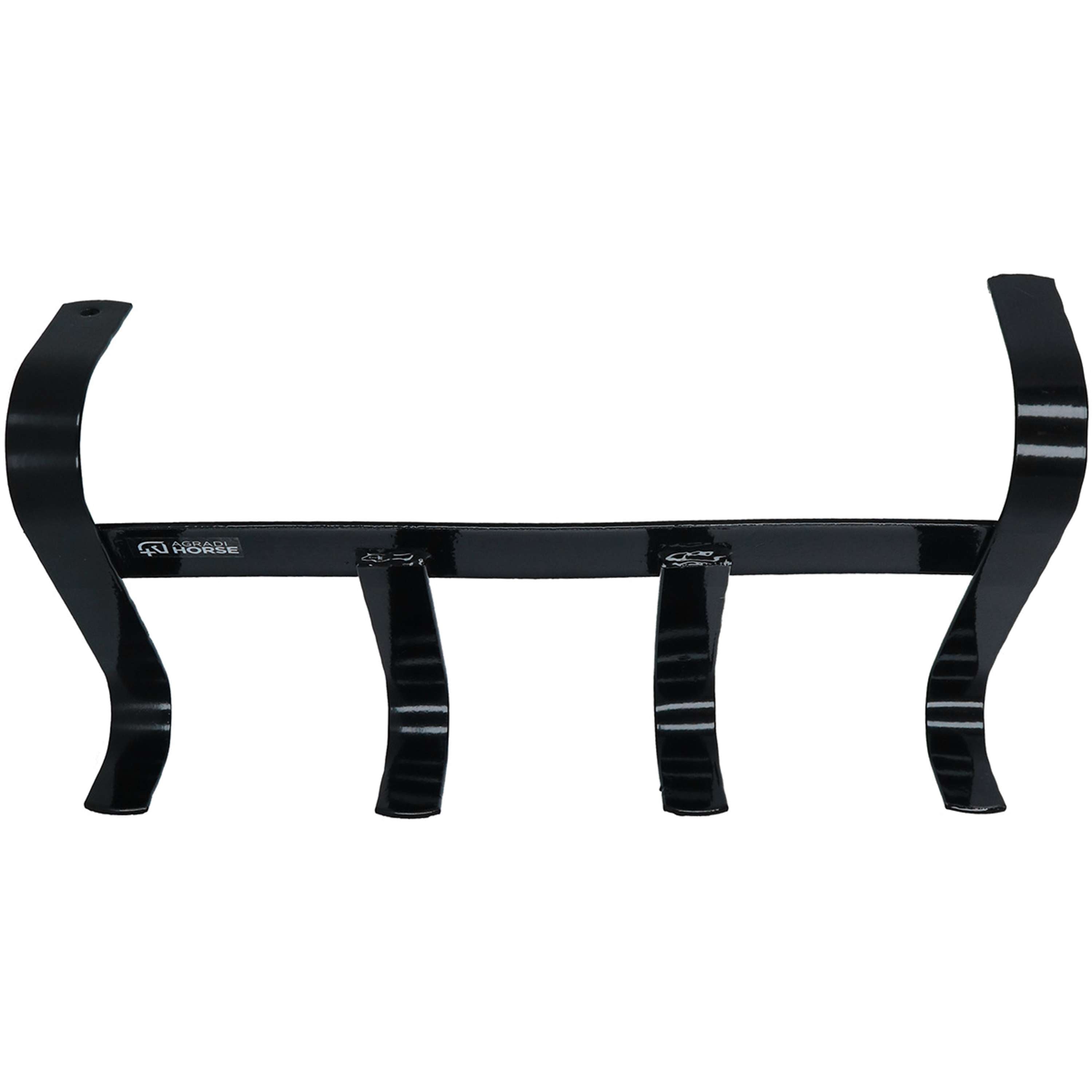 Agradi Horse Bridle Hanger with 4 Hooks Black