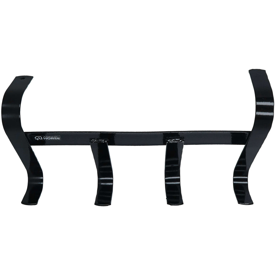 Agradi Horse Bridle Hanger with 4 Hooks Black