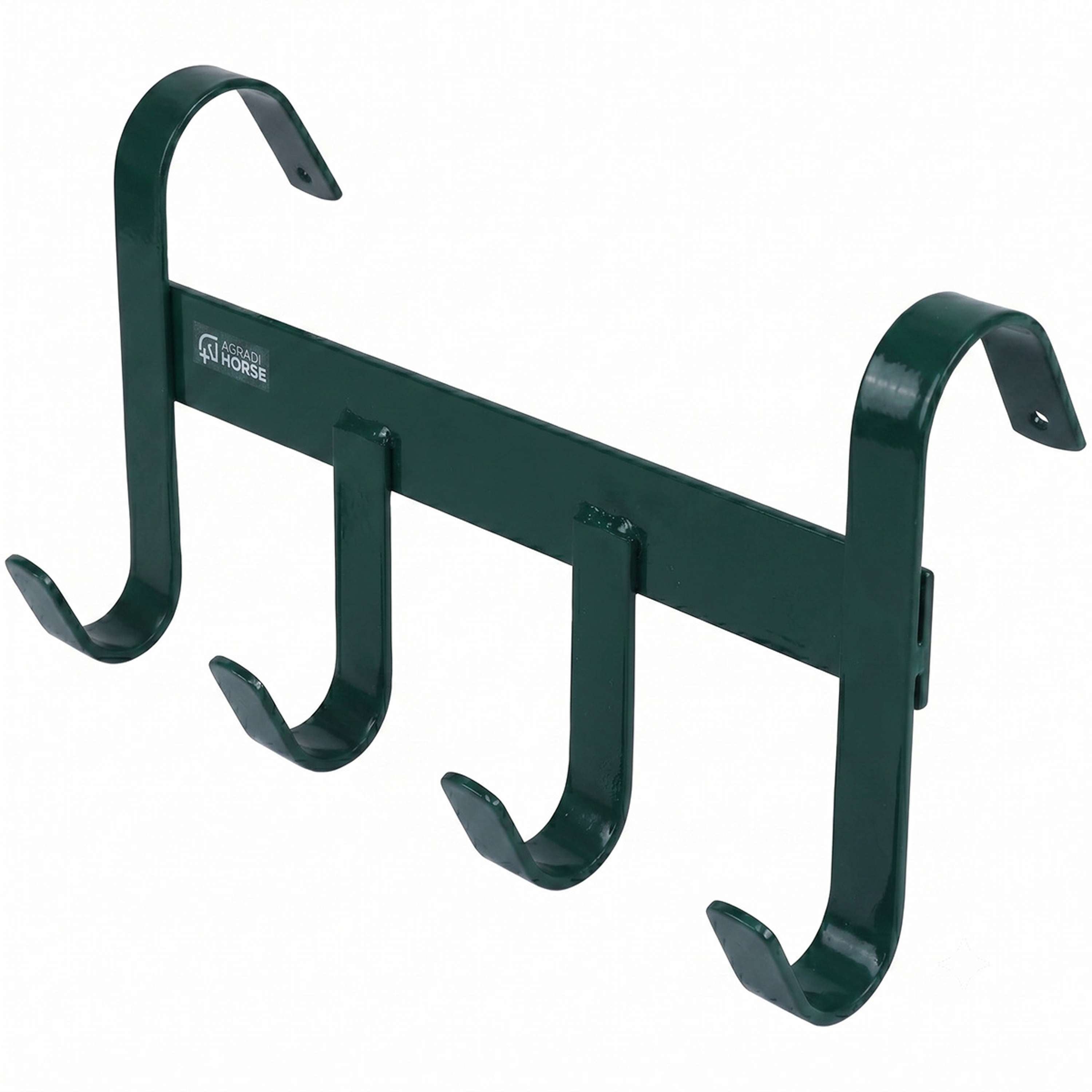 Agradi Horse Bridle Hanger with 4 Hooks Green