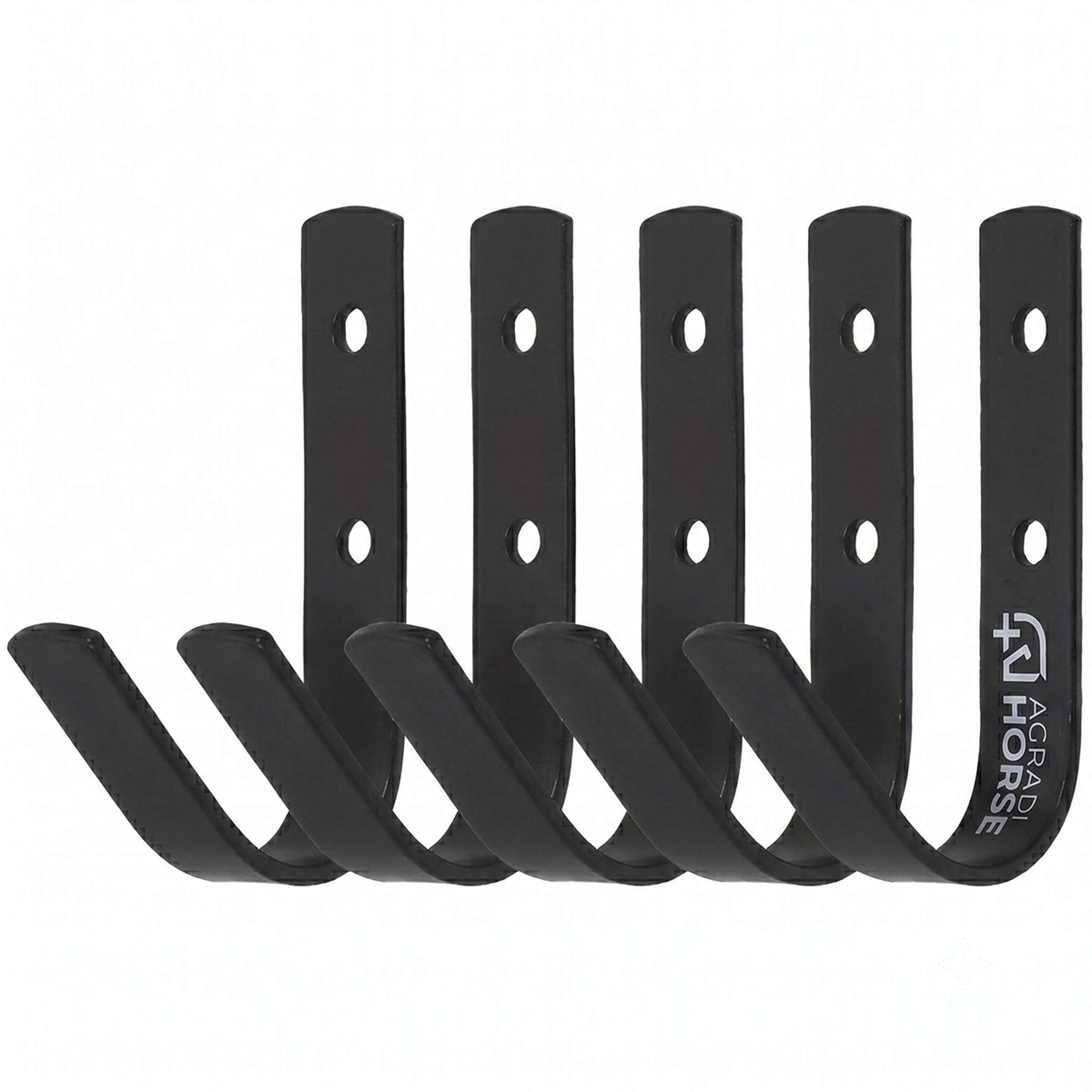 Agradi Horse Stable Hook 5 Pieces Black