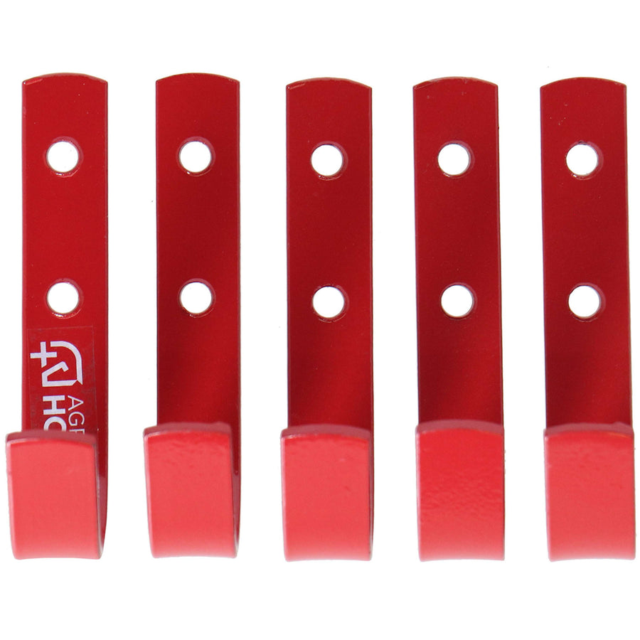 Agradi Horse Stable Hook 5 Pieces Red