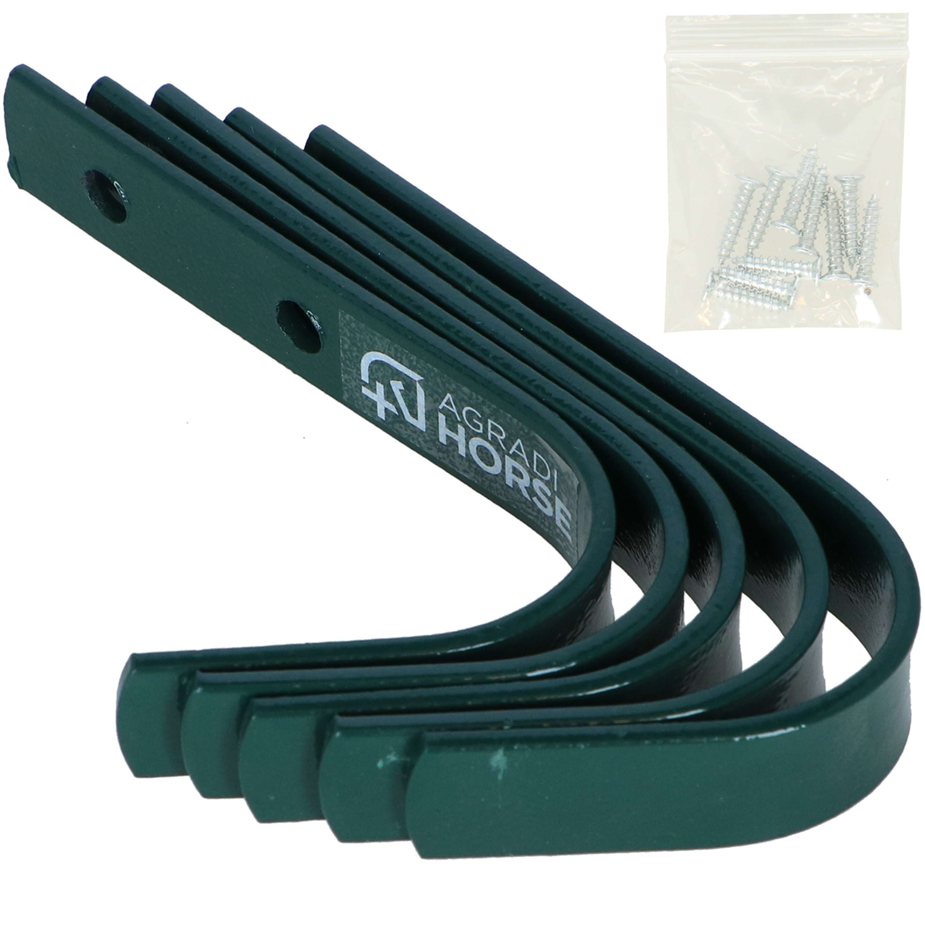 Agradi Horse Stable Hook 5 Pieces Green