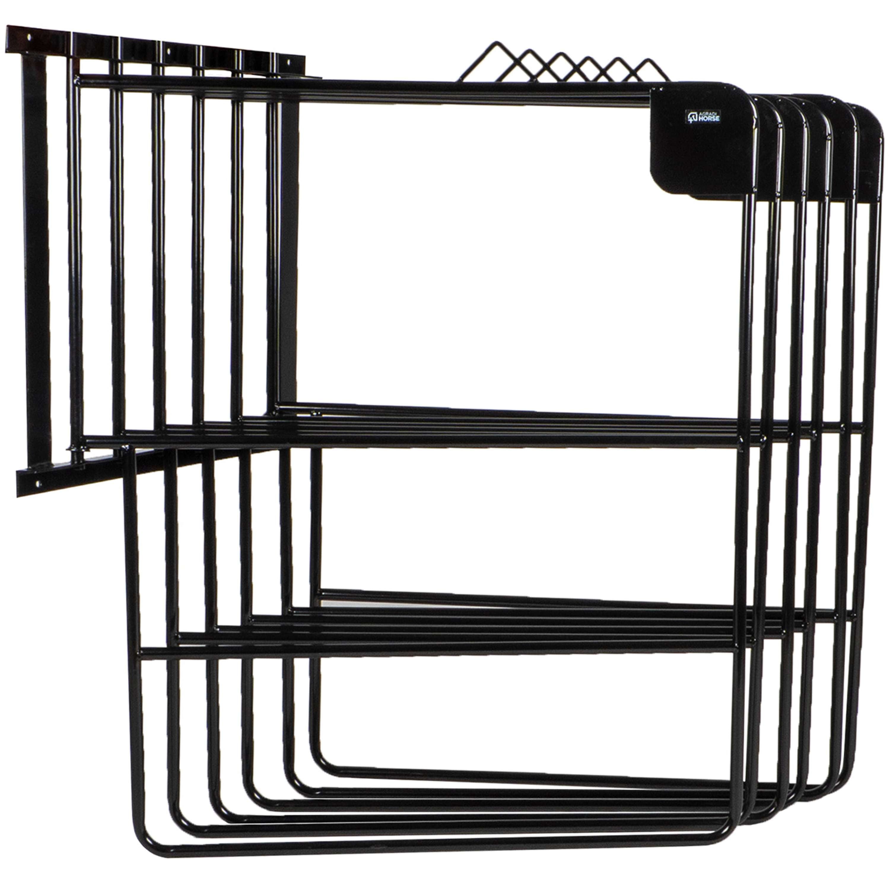 Agradi Horse Rug Rack for 6 Rugs Metal XH Black