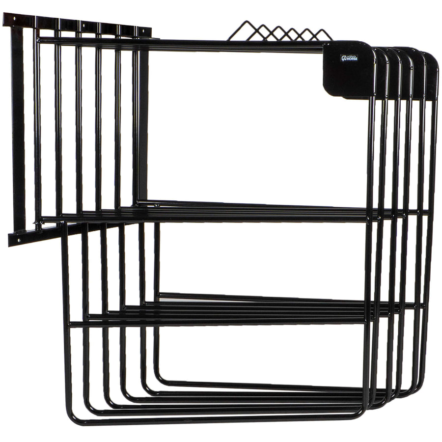 Agradi Horse Rug Rack for 6 Rugs Metal XH Black