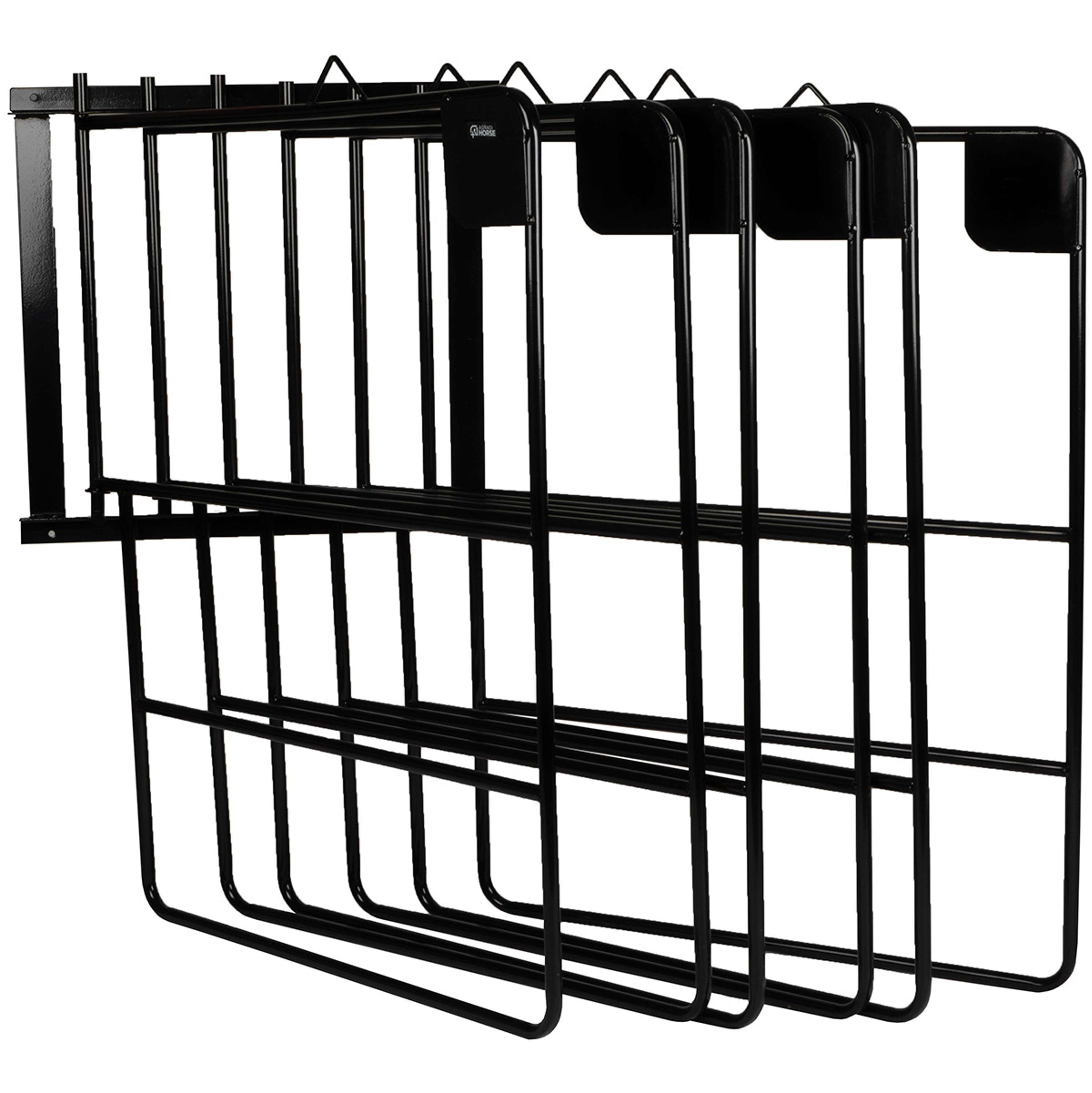 Agradi Horse Rug Rack for 6 Rugs Metal XH Black
