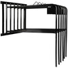 Agradi Horse Rug Rack for 6 Rugs Metal SBlack