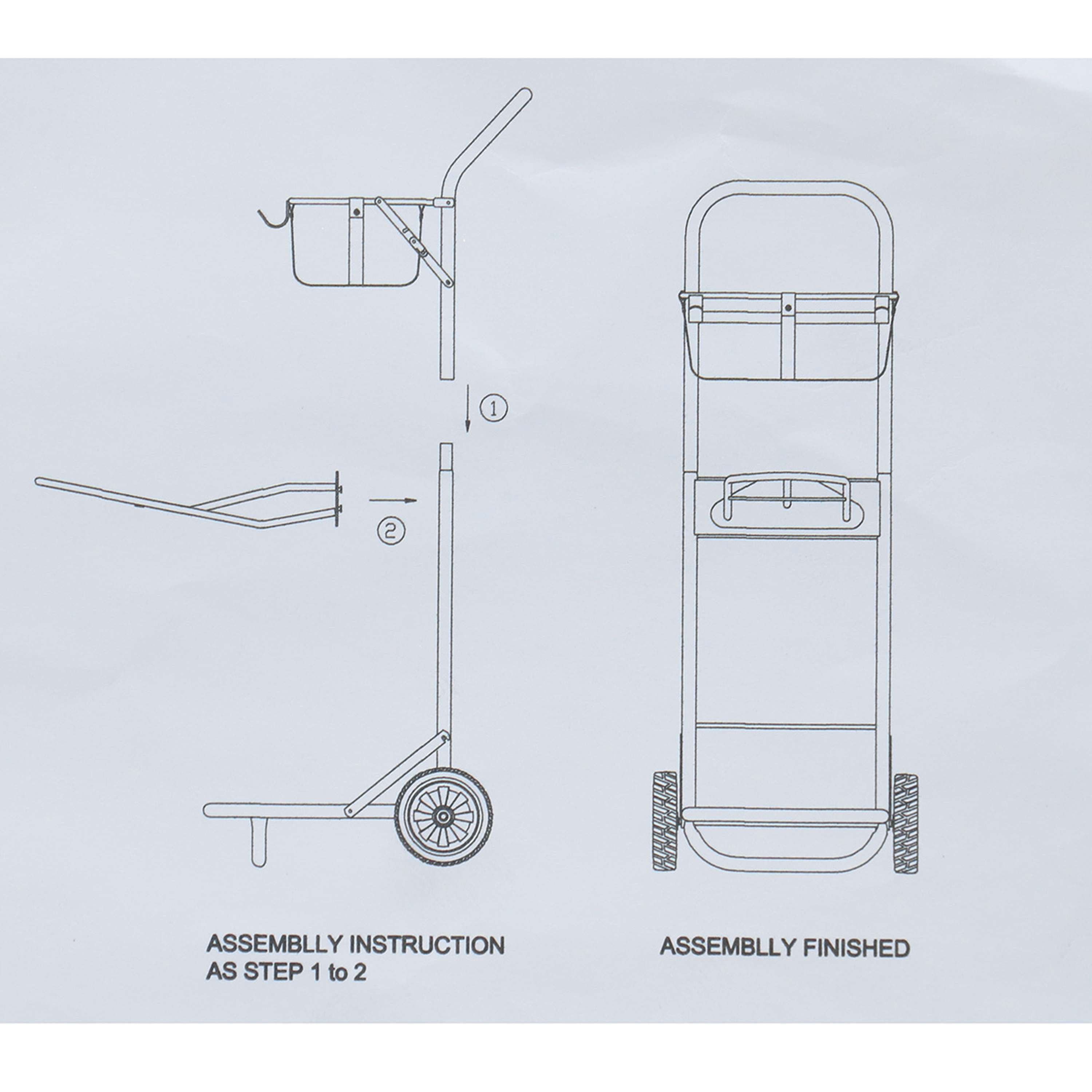 Agradi Horse Saddle Cart Black