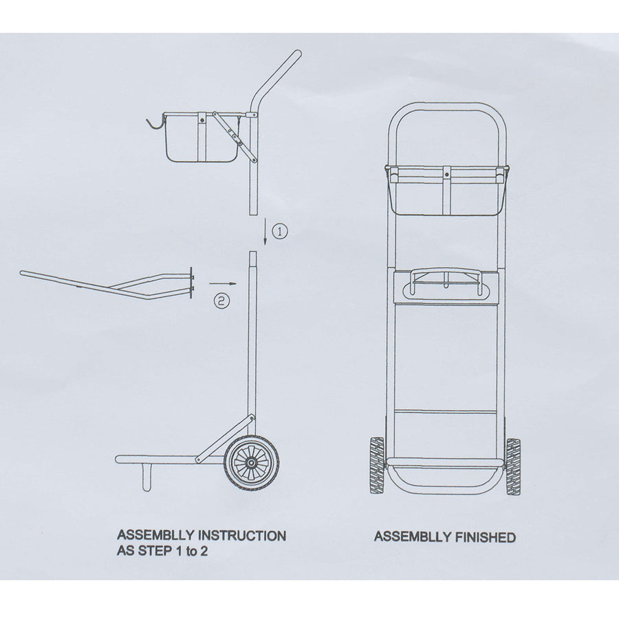 Agradi Horse Saddle Cart Black