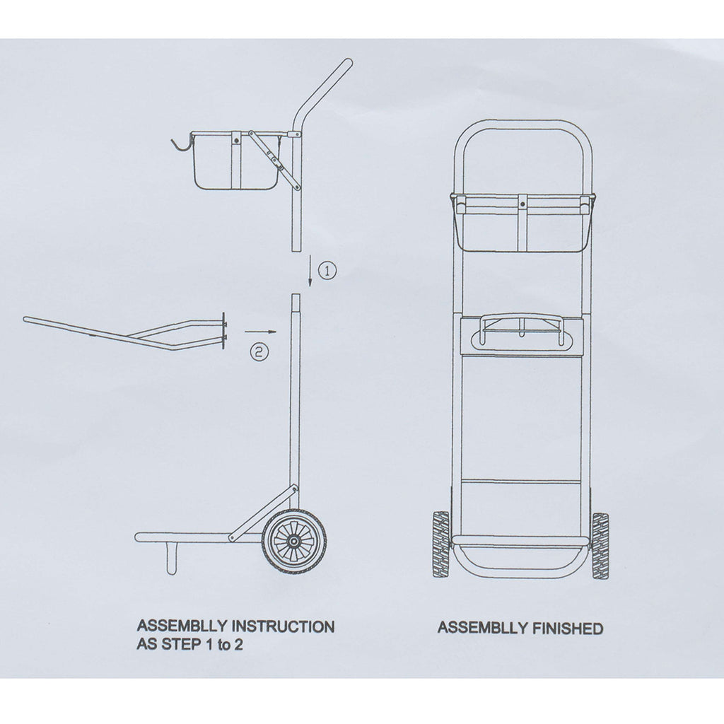 Agradi Horse Saddle Cart Black