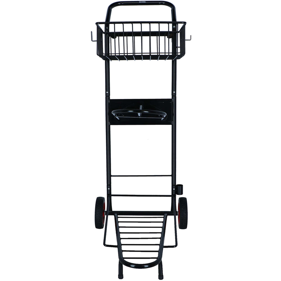Agradi Horse Saddle Cart with Basket Black