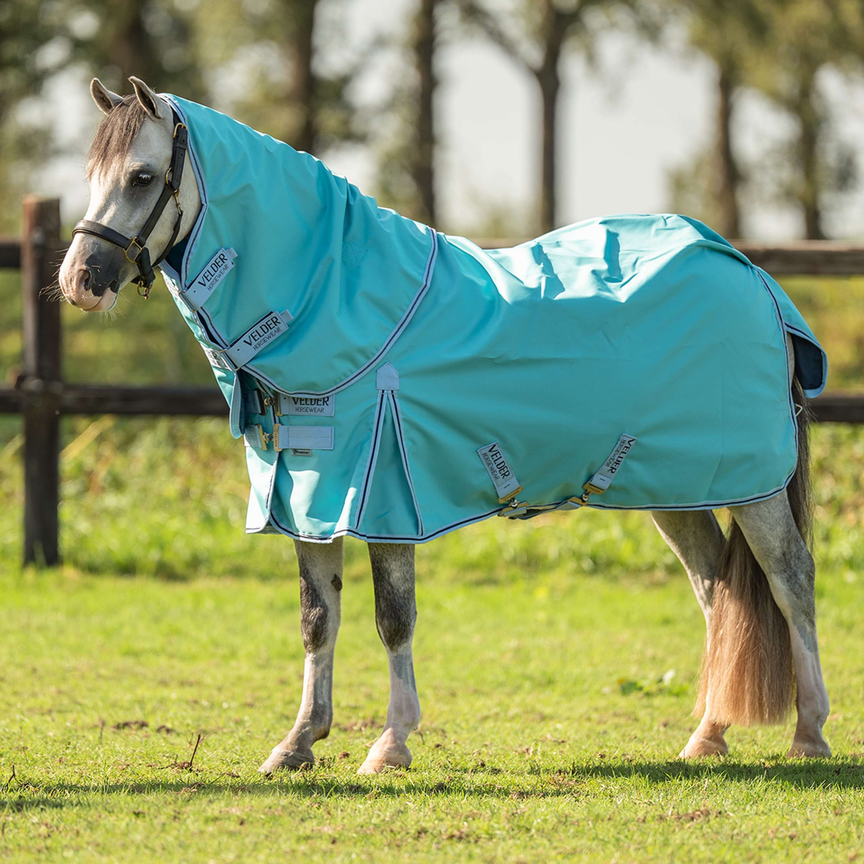 Velder Horsewear Premium Pony Turnout Rug 900D 0g Sky Blue