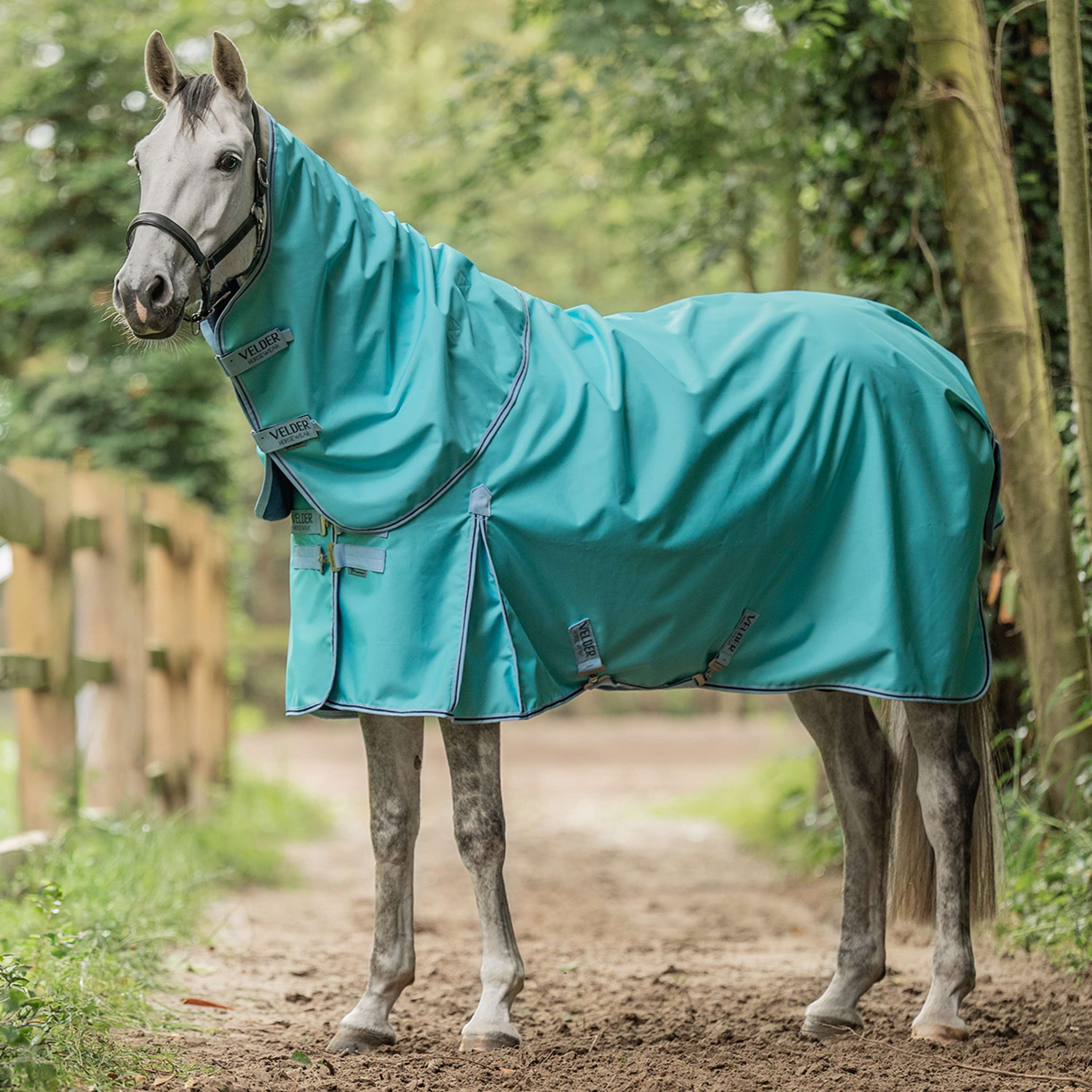 Velder Horsewear Premium Neck Cover 900D 0g Sky Blue