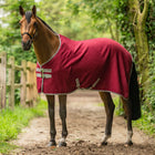 Velder Horsewear Waffle Cooler Rug Mulberry Red