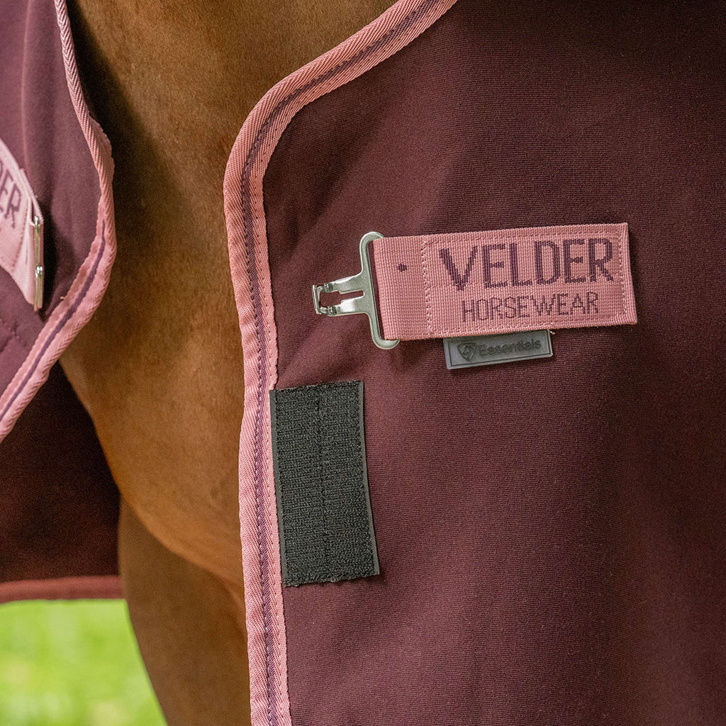 Velder Horsewear Essentials Pony Cooler Rug Plum Brown