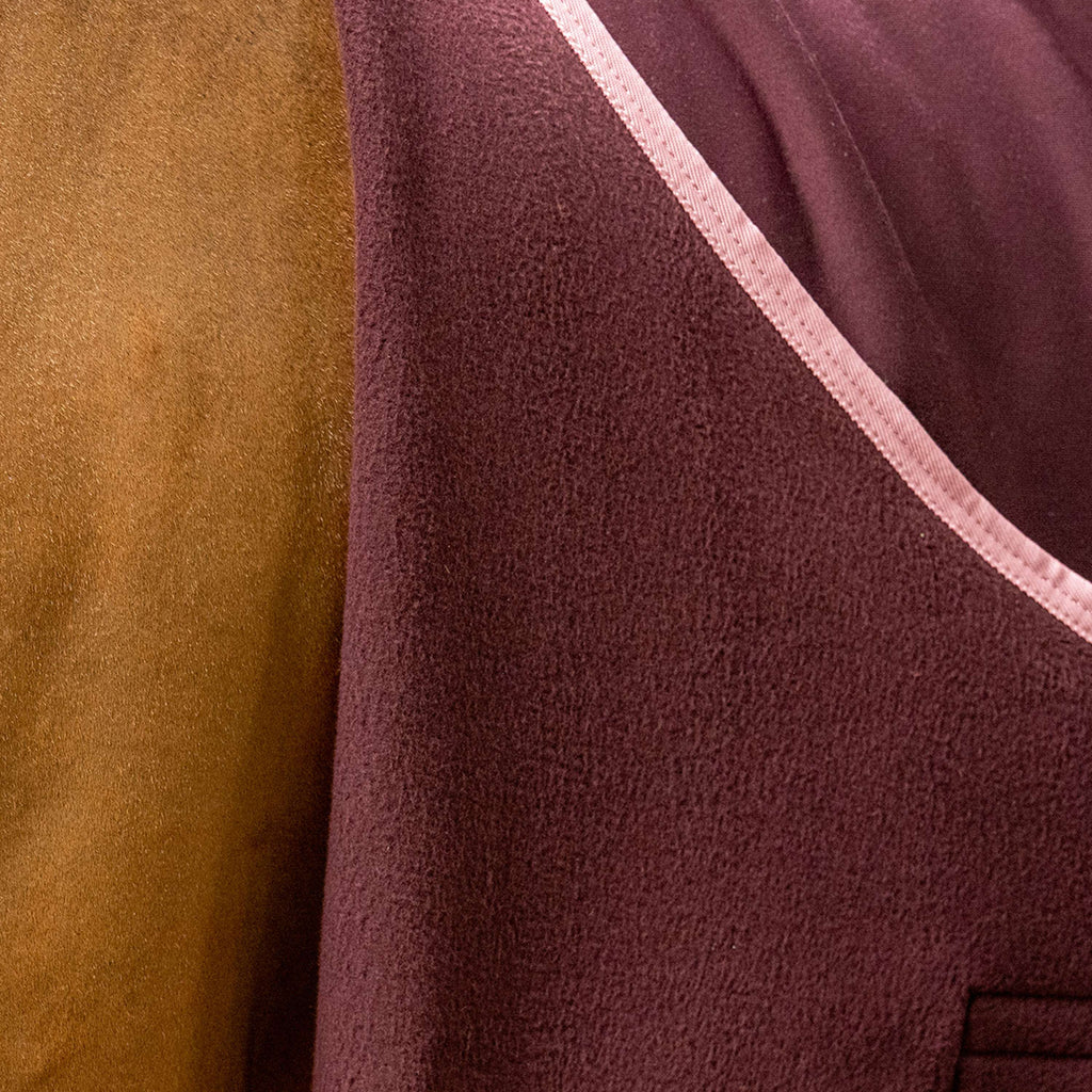 Velder Horsewear Cooler Rug Plum Brown