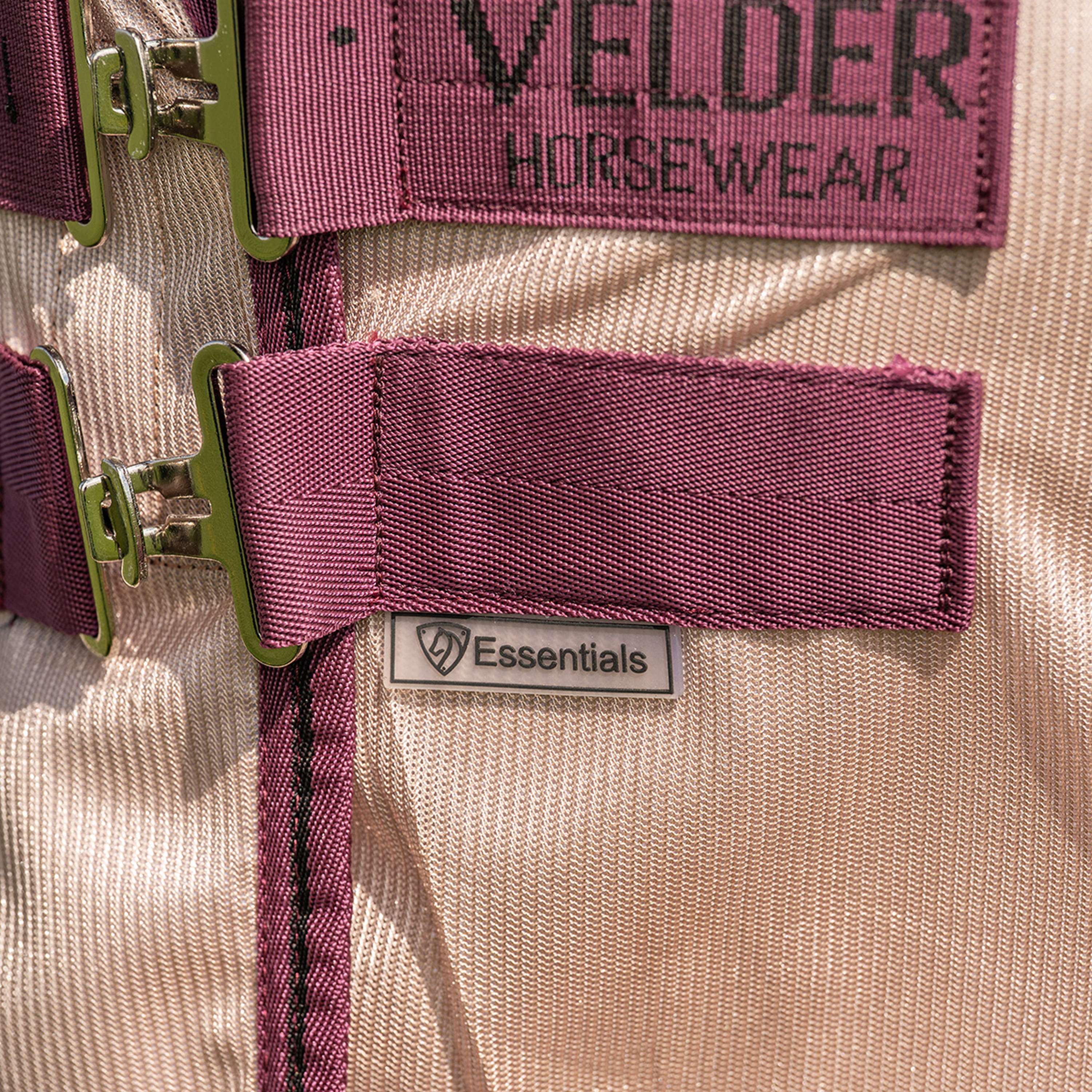 Velder Horsewear Essentials Fly Rug Mesh with a Hood Earth Grey