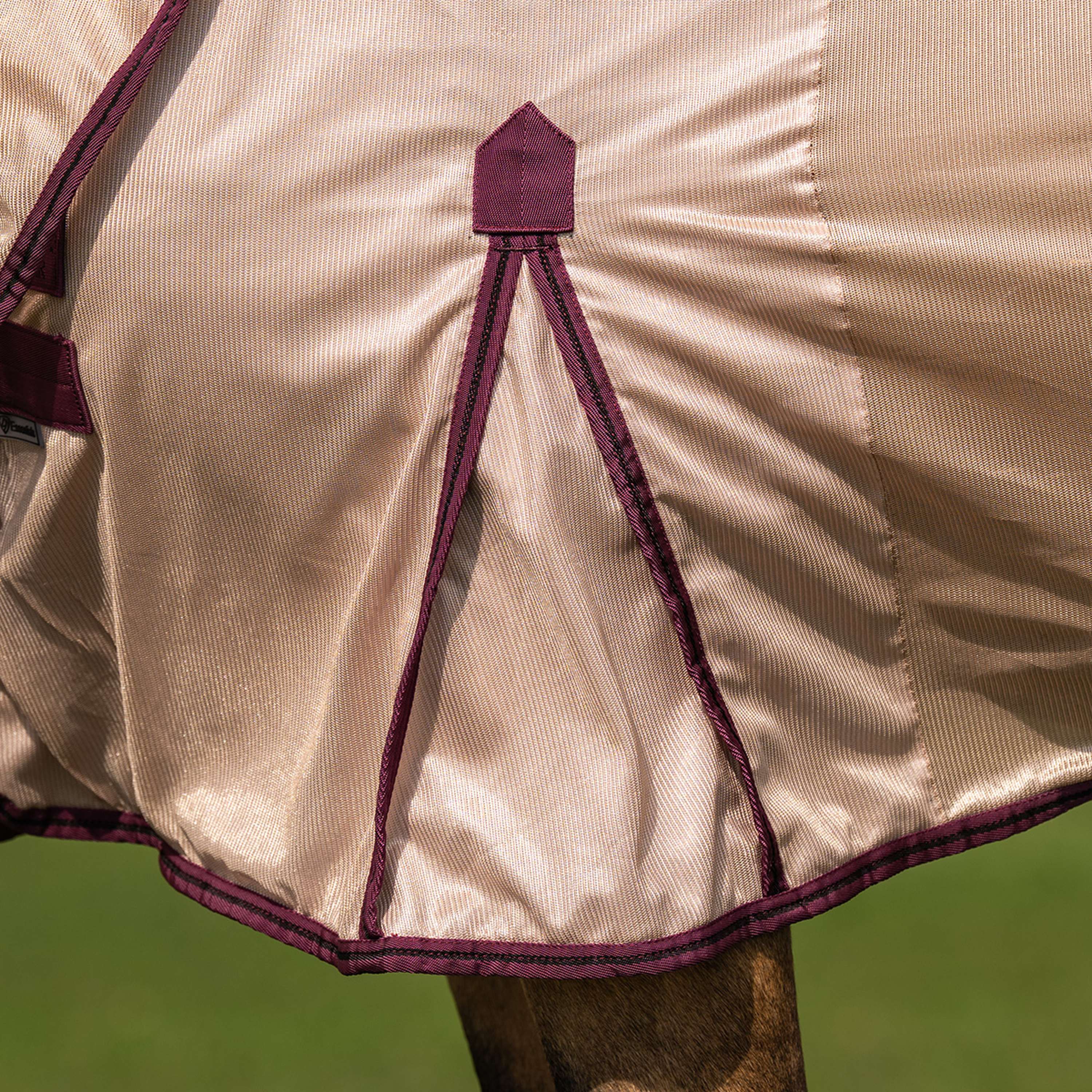 Velder Horsewear Essentials Fly Rug Mesh with a Hood Earth Grey