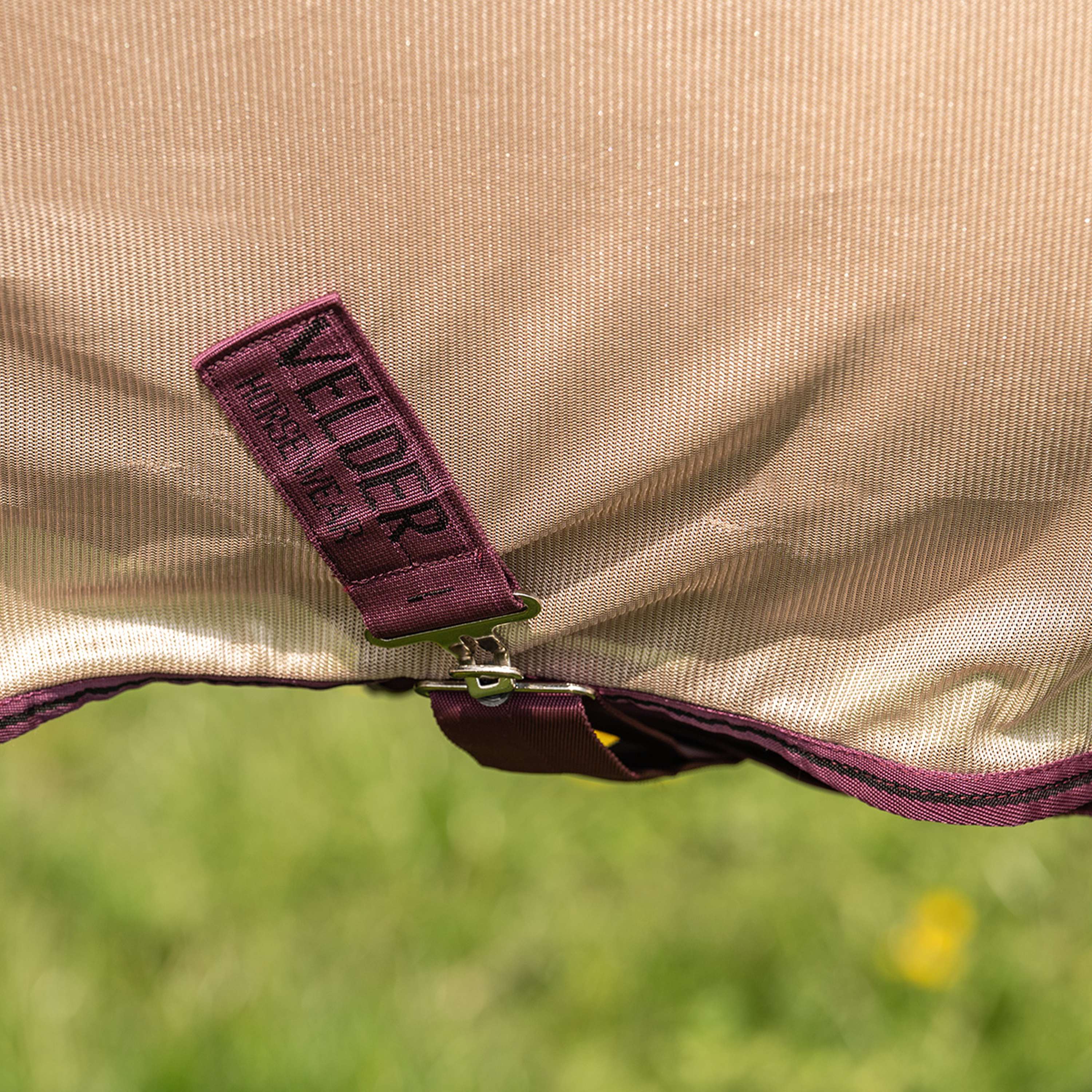 Velder Horsewear Essentials Fly Rug Mesh with a Hood Earth Grey
